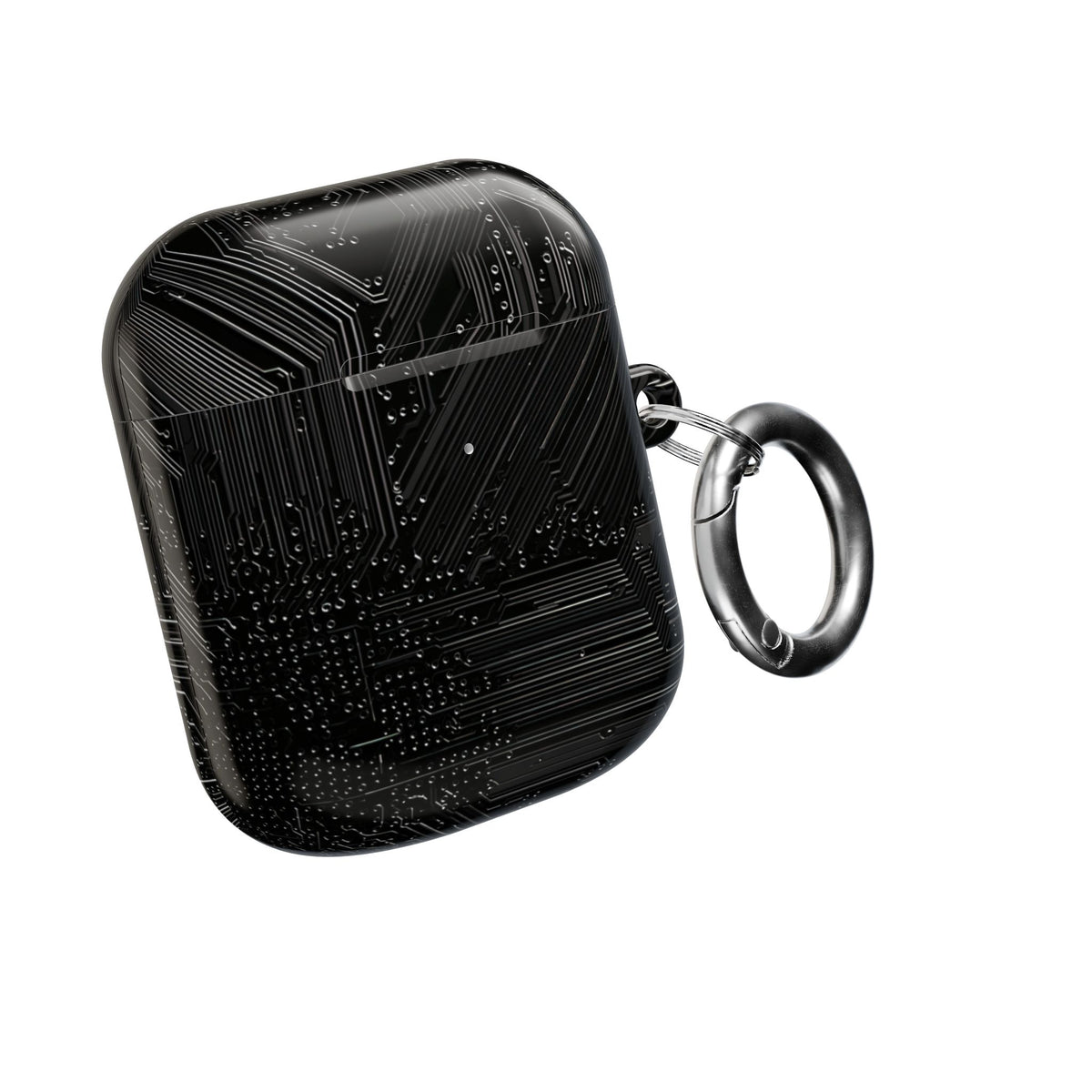 Obsidian Circuitry · Hard Case for AirPods & AirPods Pro · Black