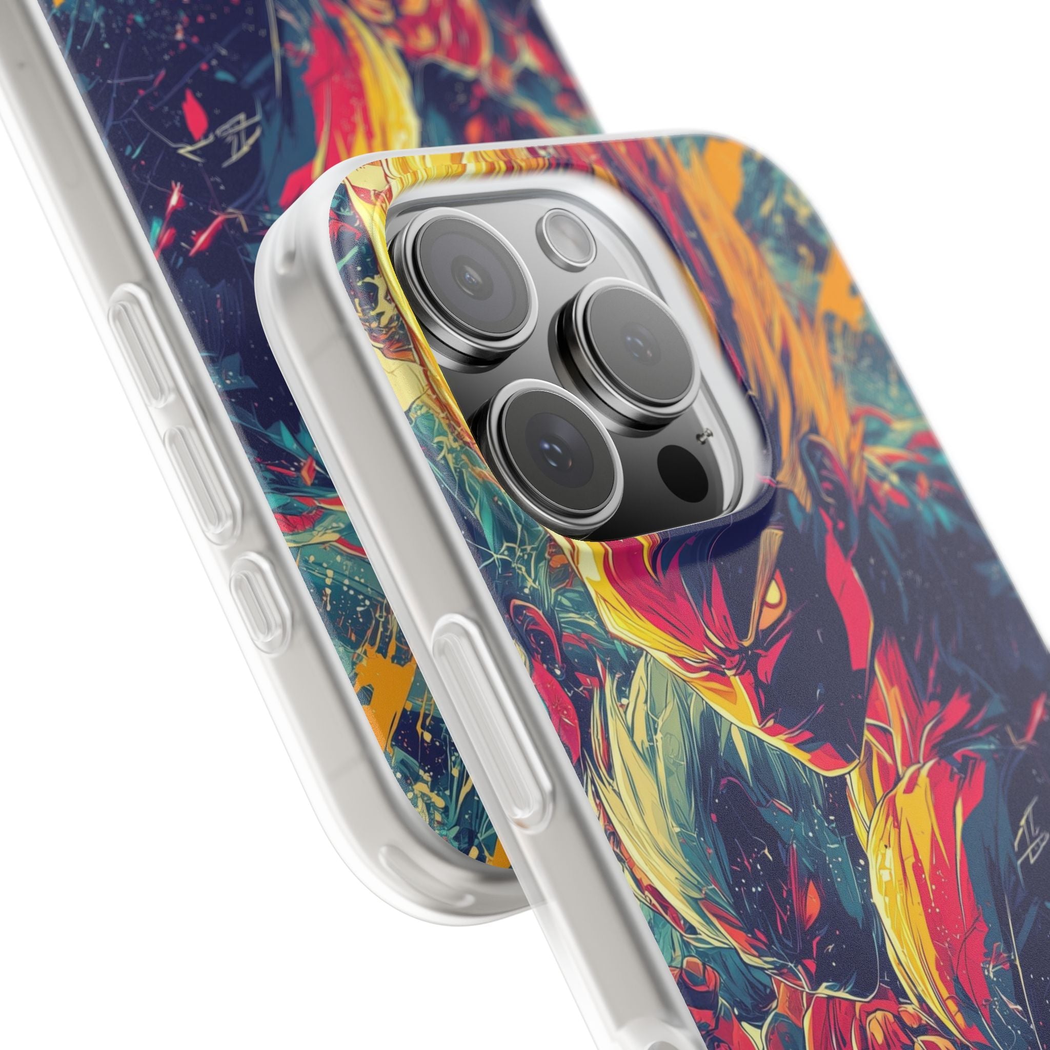 Yellow Fury iPhone 16 Pro Case - Soft