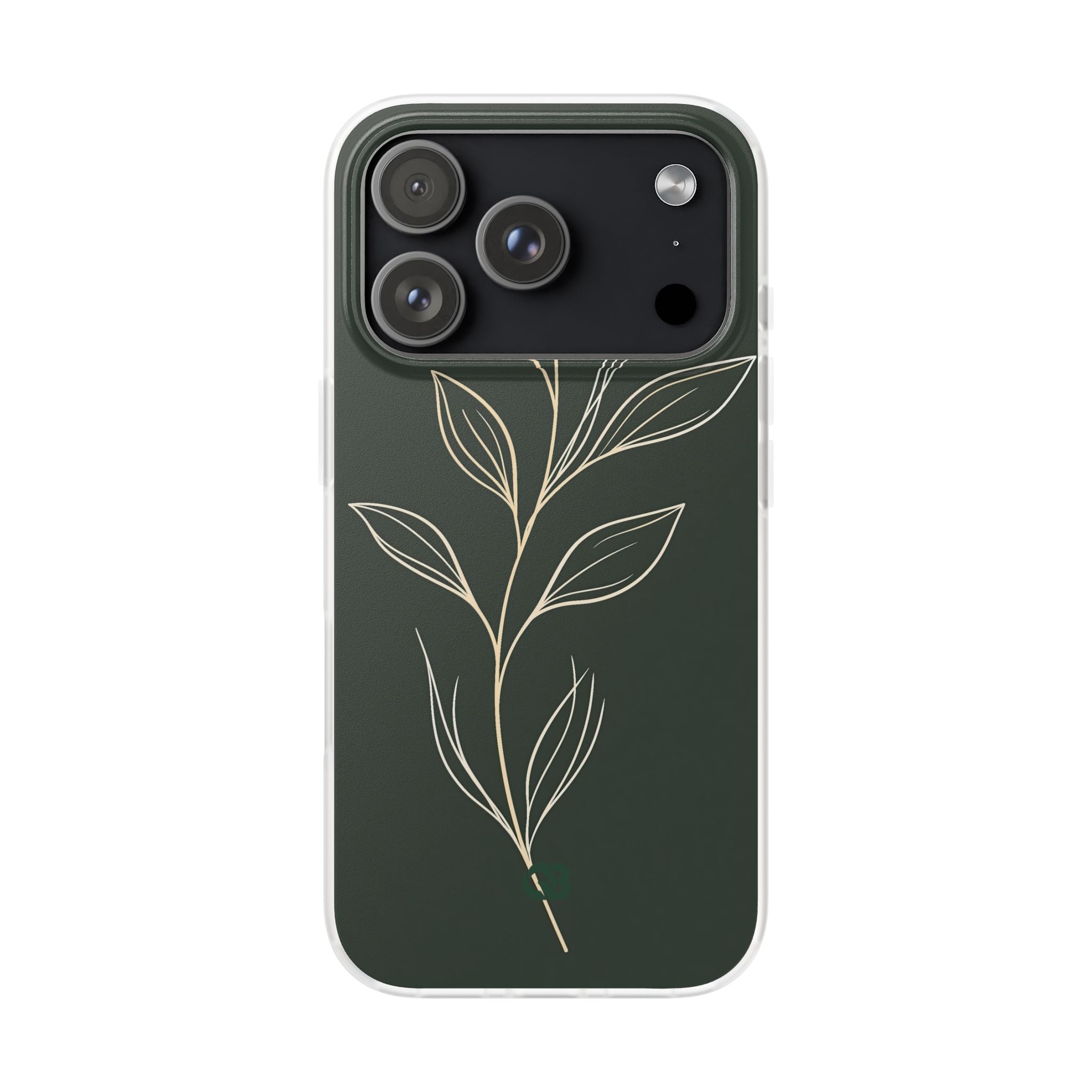 Green Lite Phone Case for iPhone - Deep Moss Willow