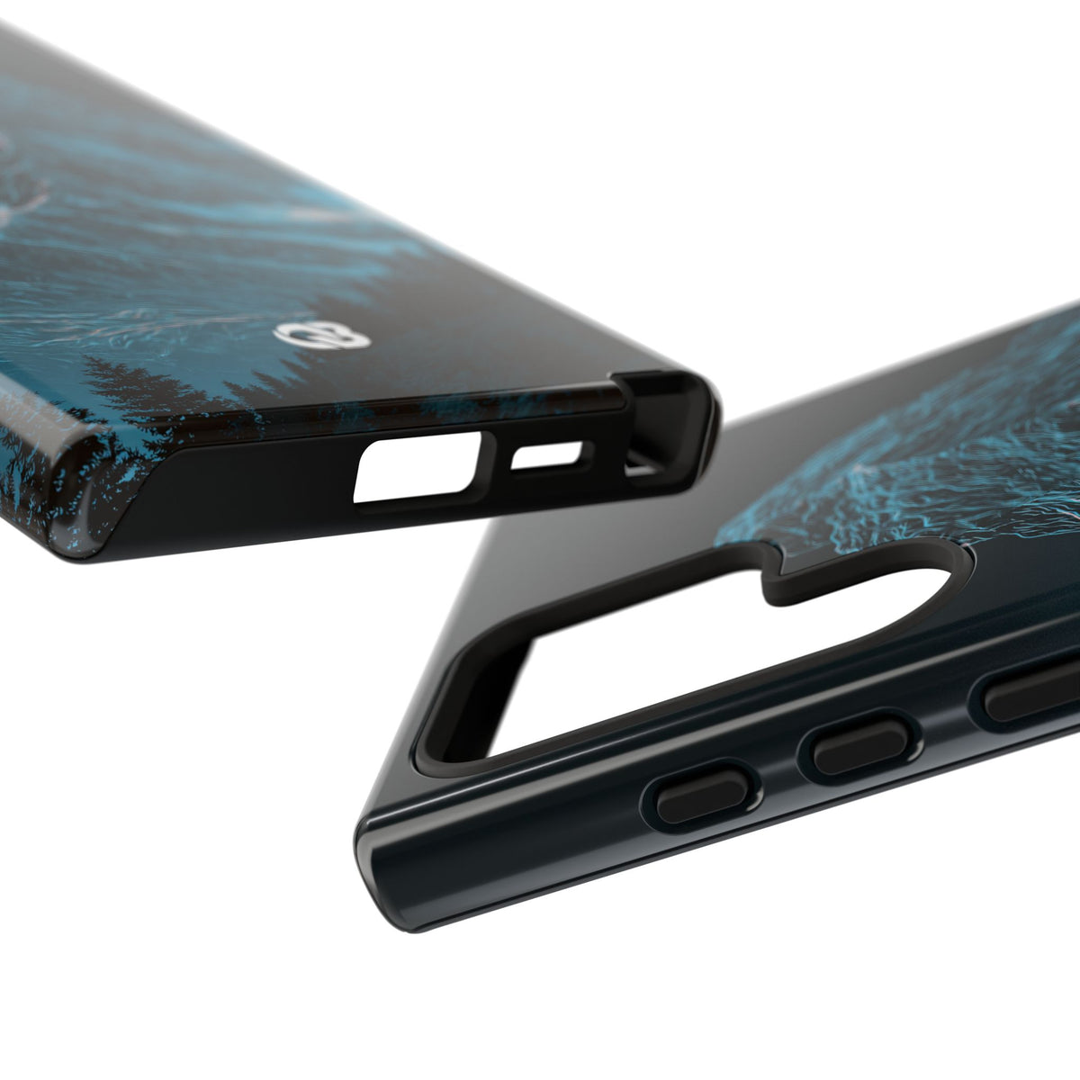Glacial Alpine Peak · Tough Phone Case for Samsung · Blue