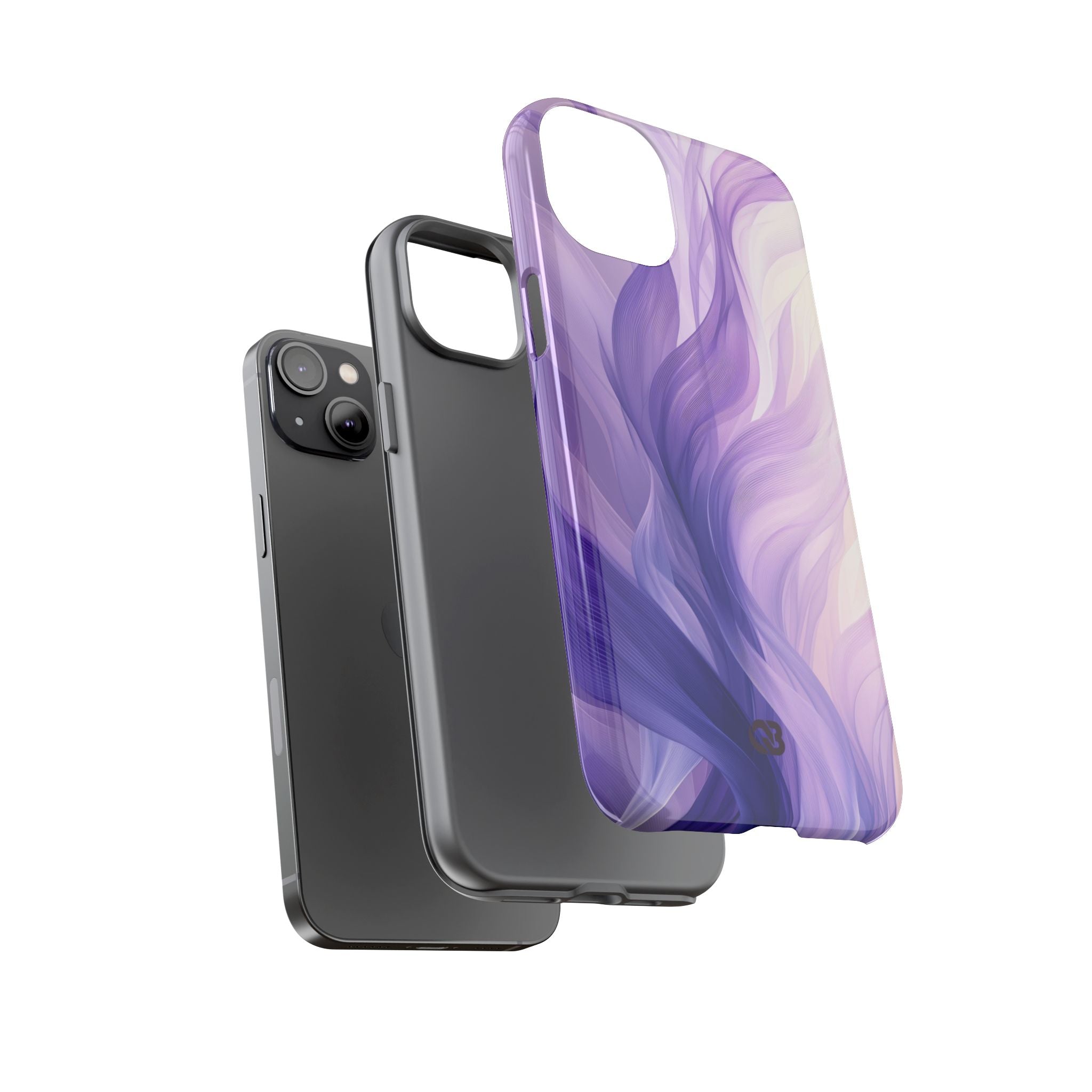 Amethyst Silk Waves · Tough Phone Case for iPhone