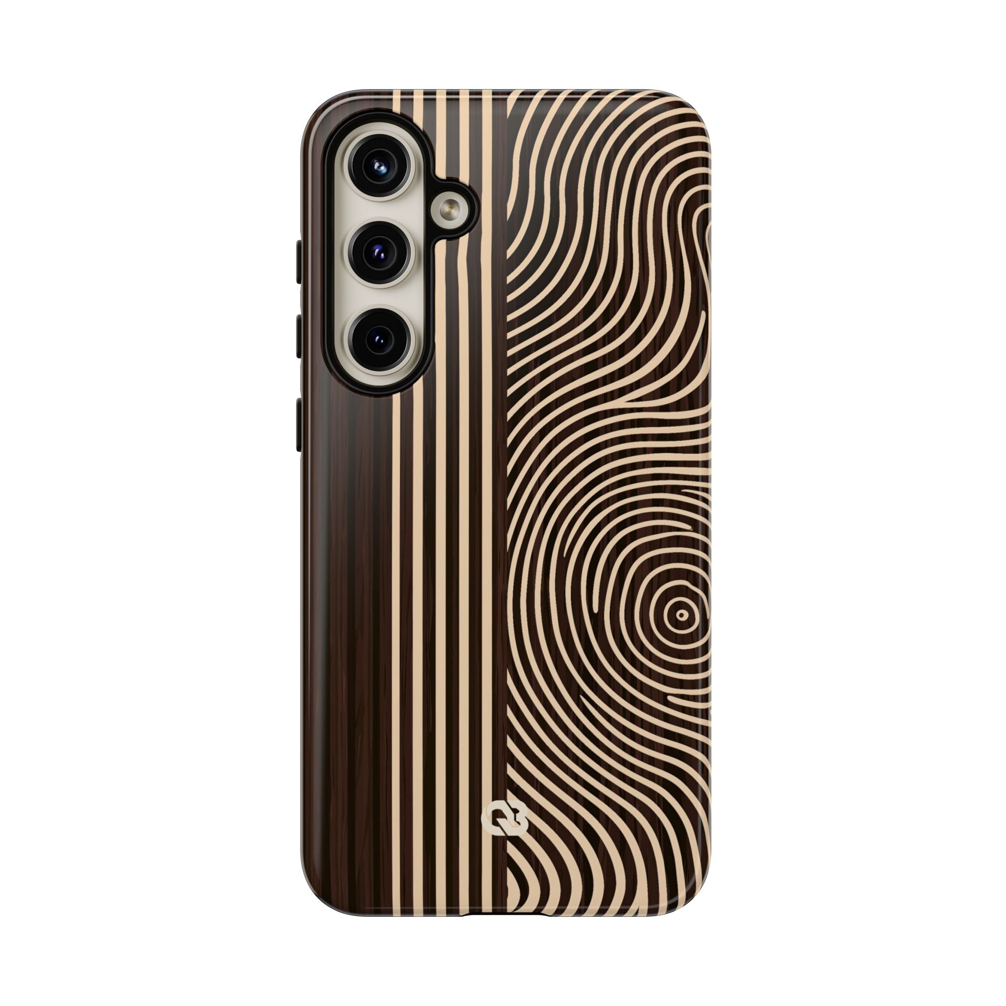 Brown Tough Phone Case for Samsung - Espresso Sand Ridge