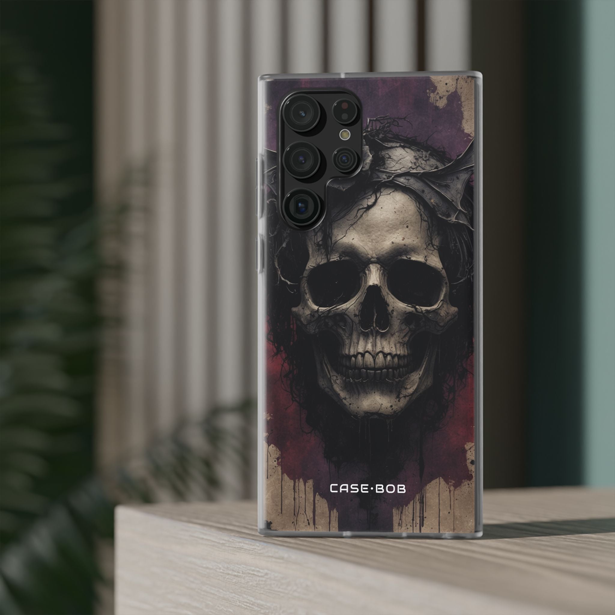 Skull Krone Samsung S22 Ultra Case - Soft