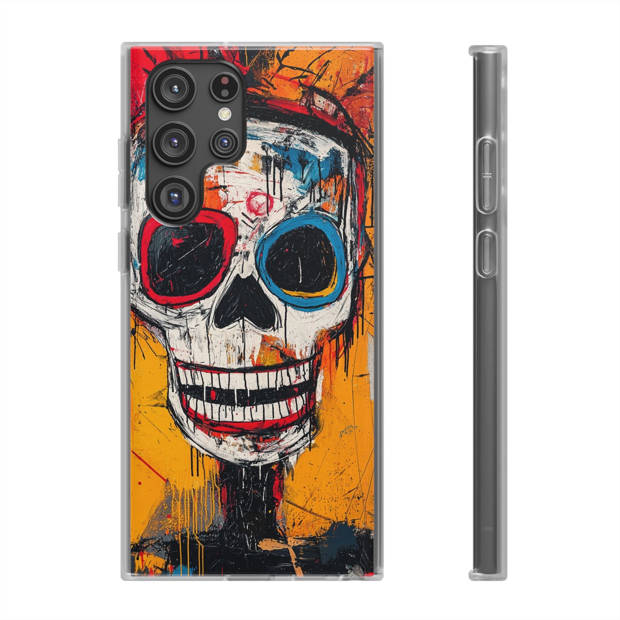 Vivid Graffiti Skull · Soft Coque de téléphone pour Samsung