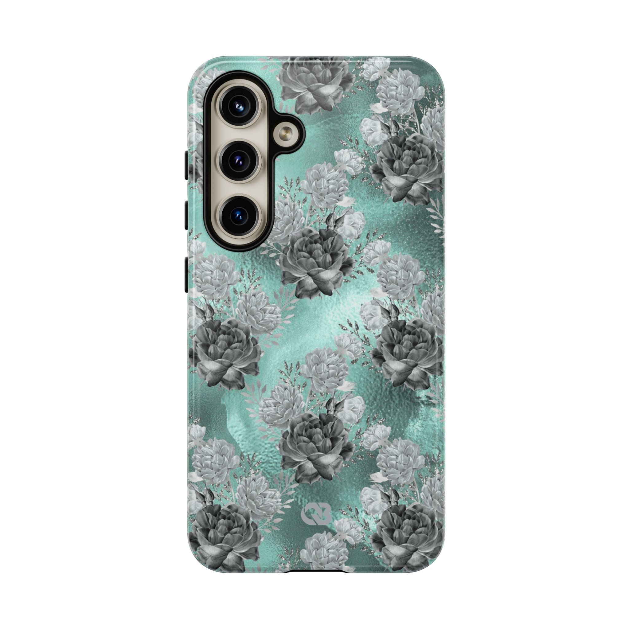 Frost Mint Floral · Tough Phone Case for Samsung