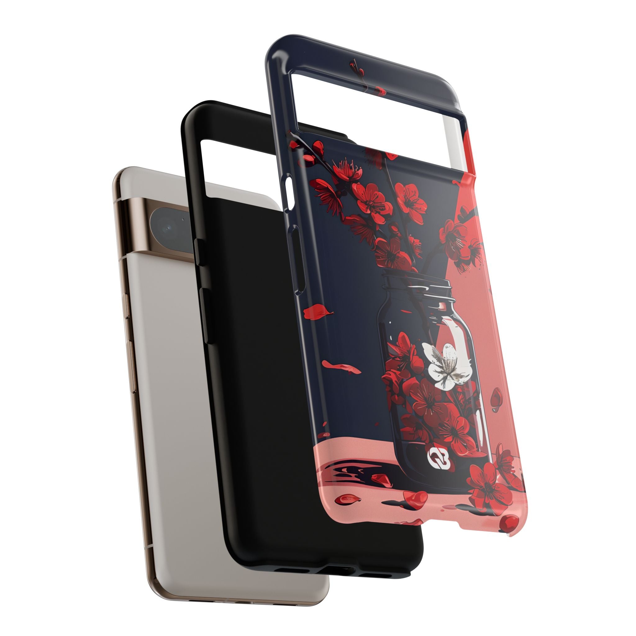 Crimson Blossom Jar · Tough Phone Case for Google Pixel