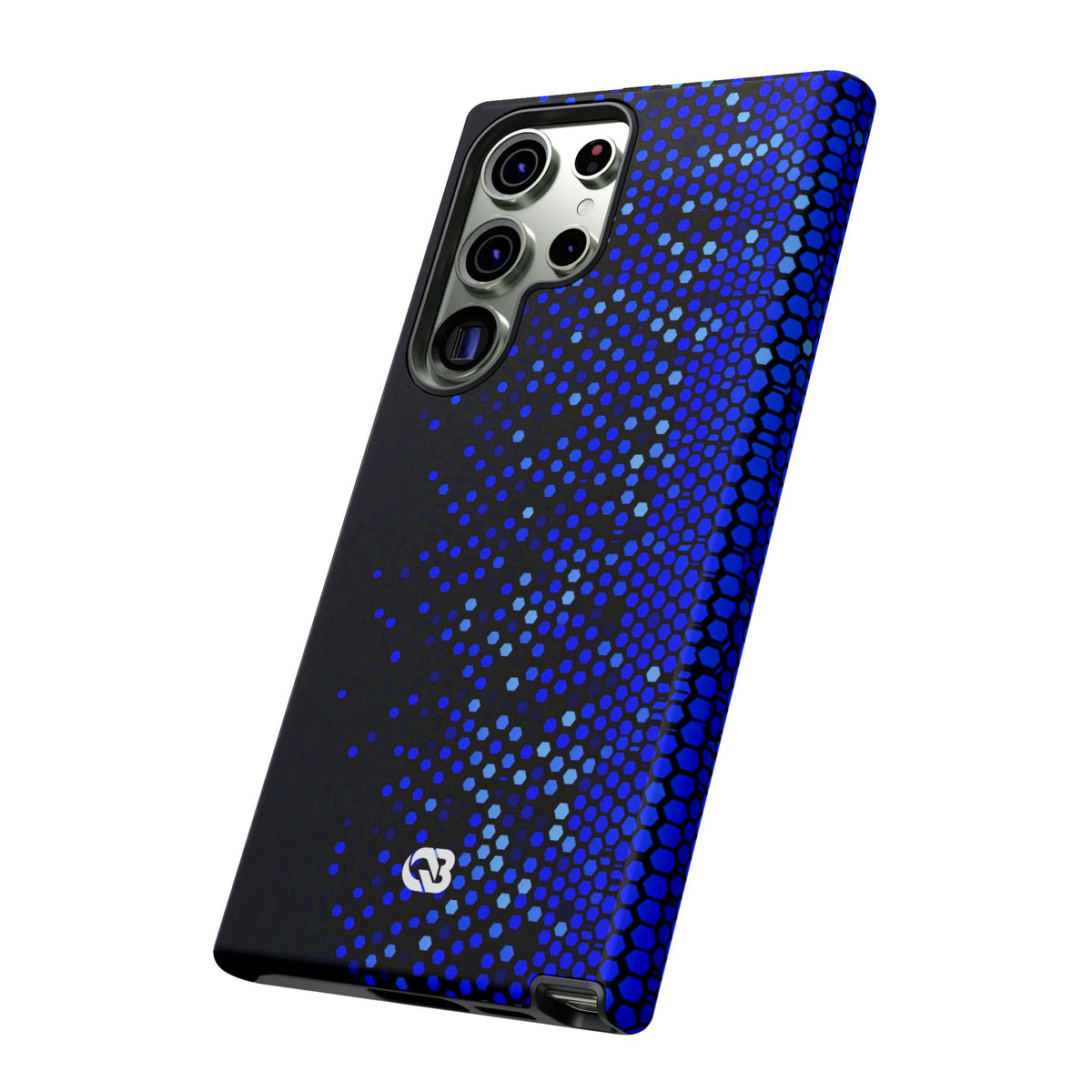 Cobalt Hex Dispersion · Tough Phone Case for Samsung · Blue