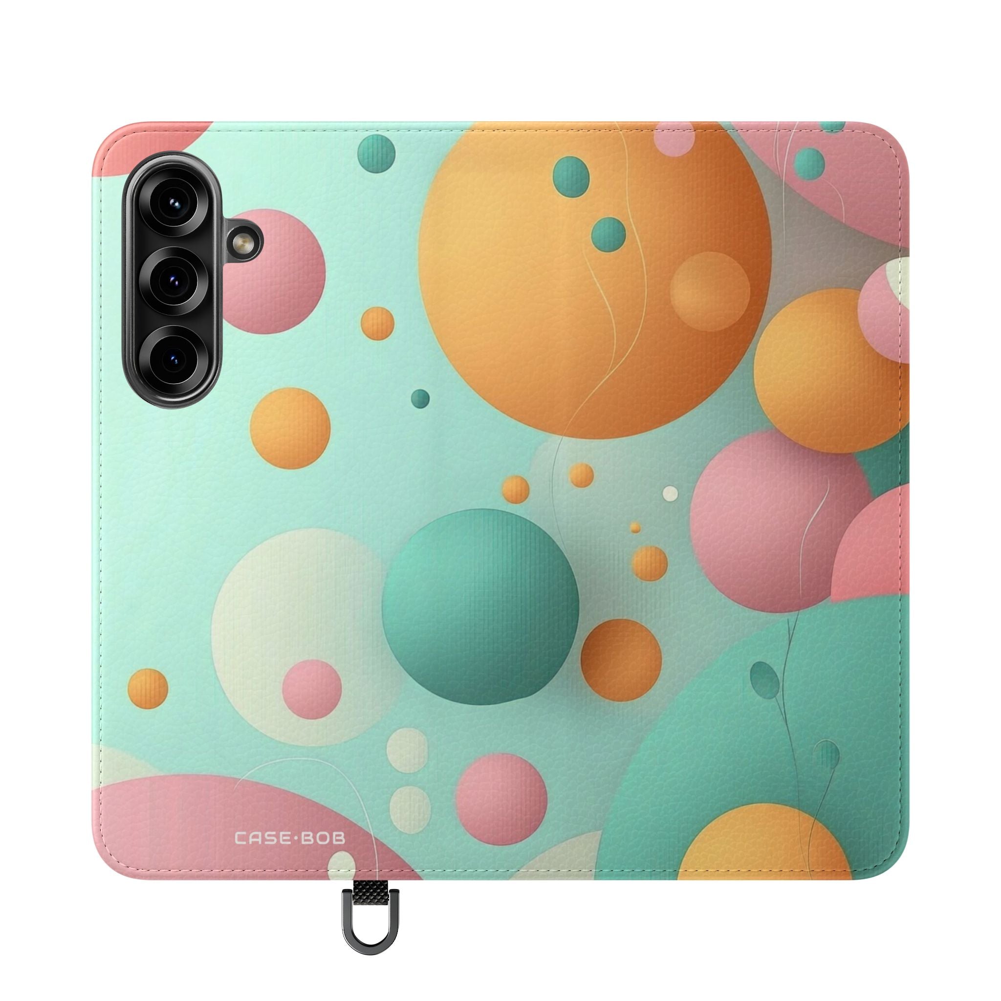 Pastel Circles Flow - Samsung S25 Case - Wallet