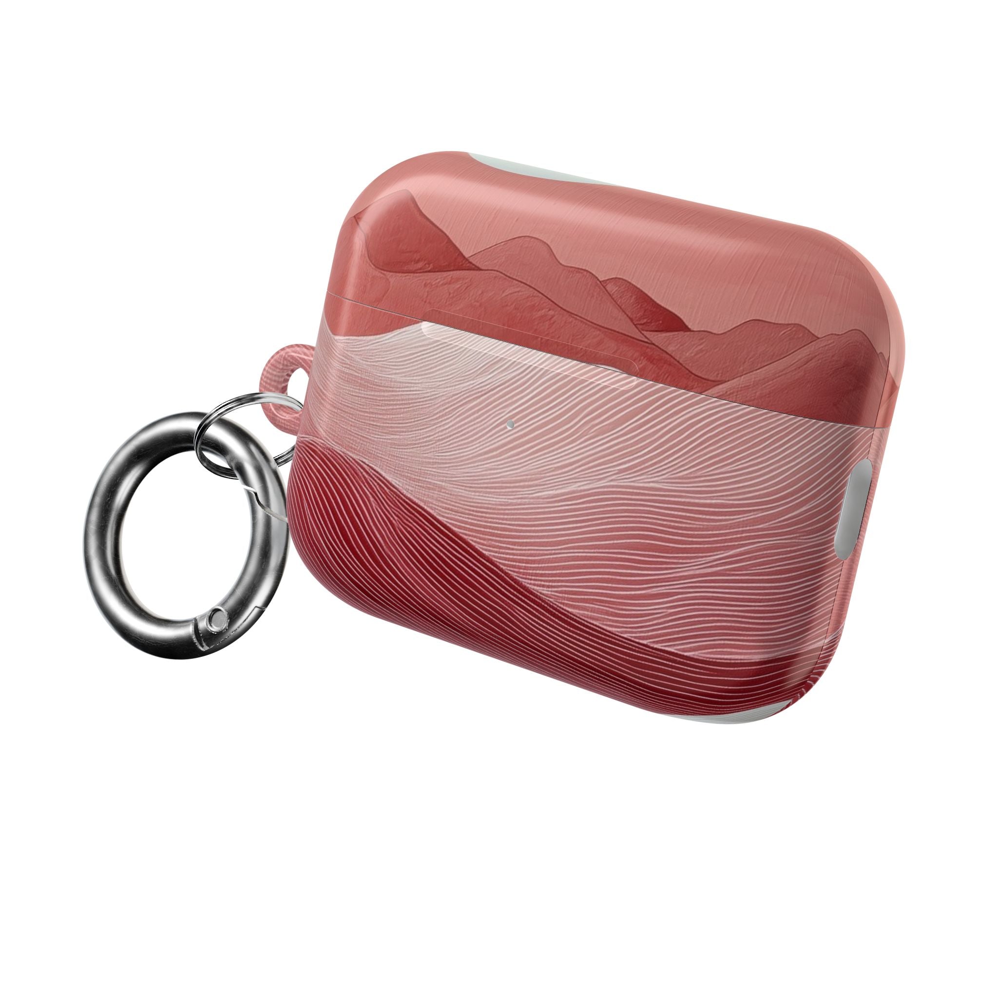 White Orb Dunes - AirPods Case