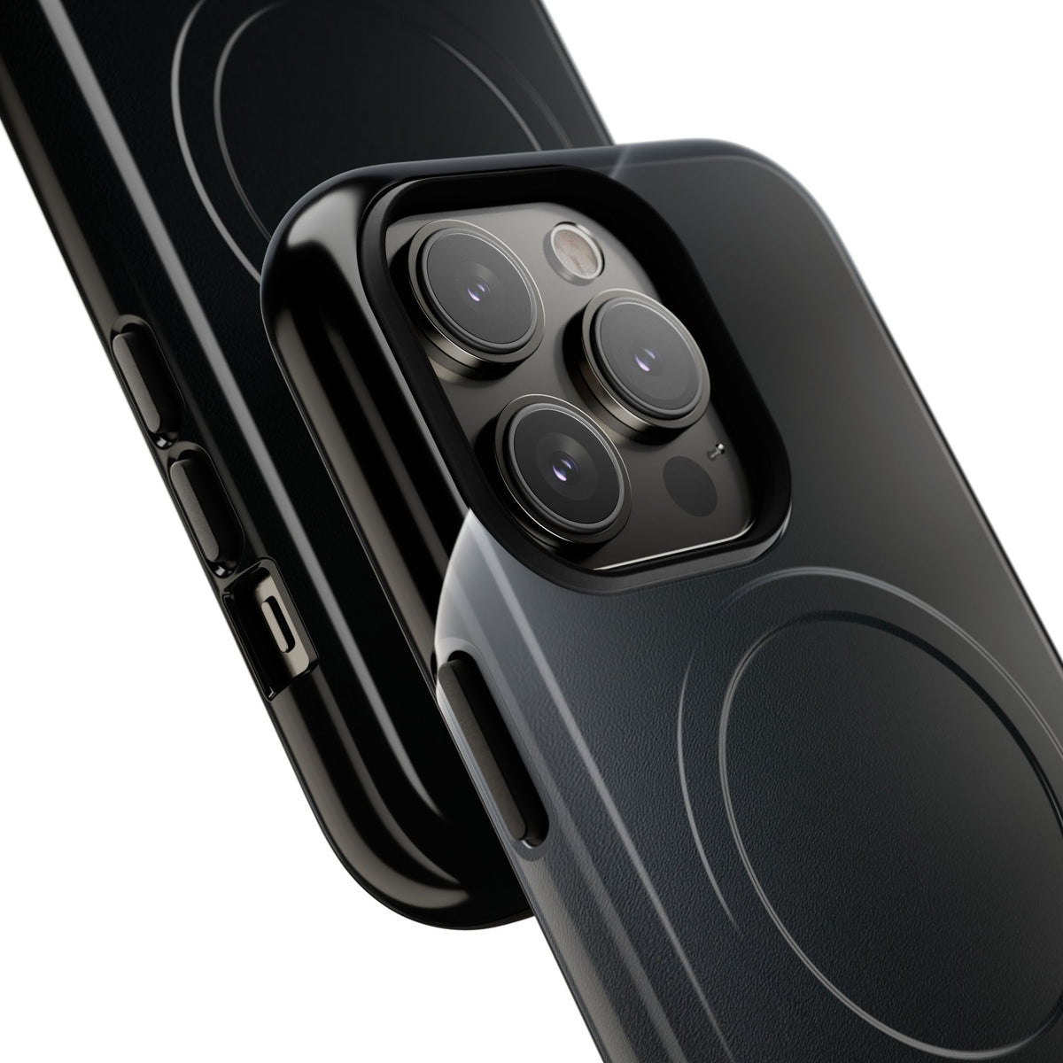 Black Tough 2.0 Magsafe Phone Case for iPhone - Obsidian Lunar Arch