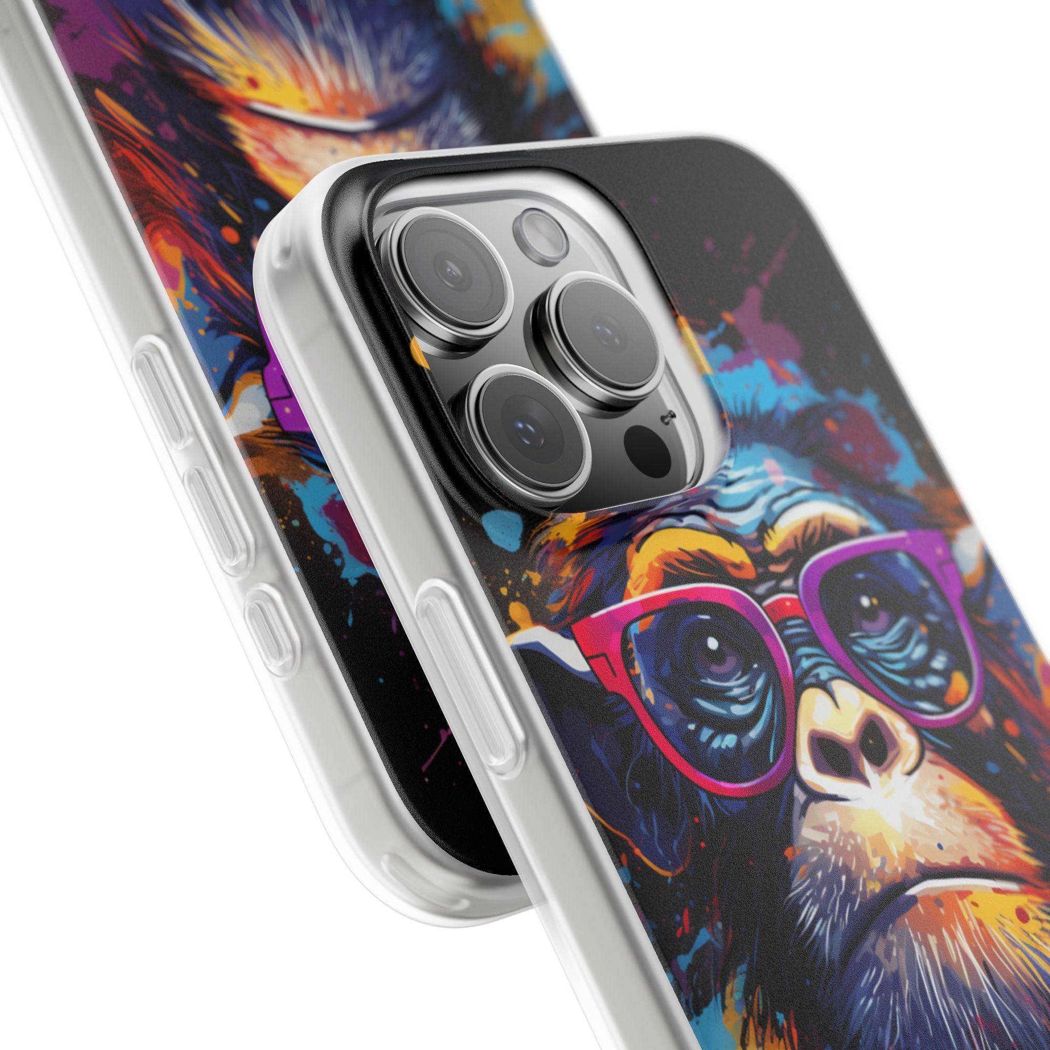 Neon Splatter Primate · Soft