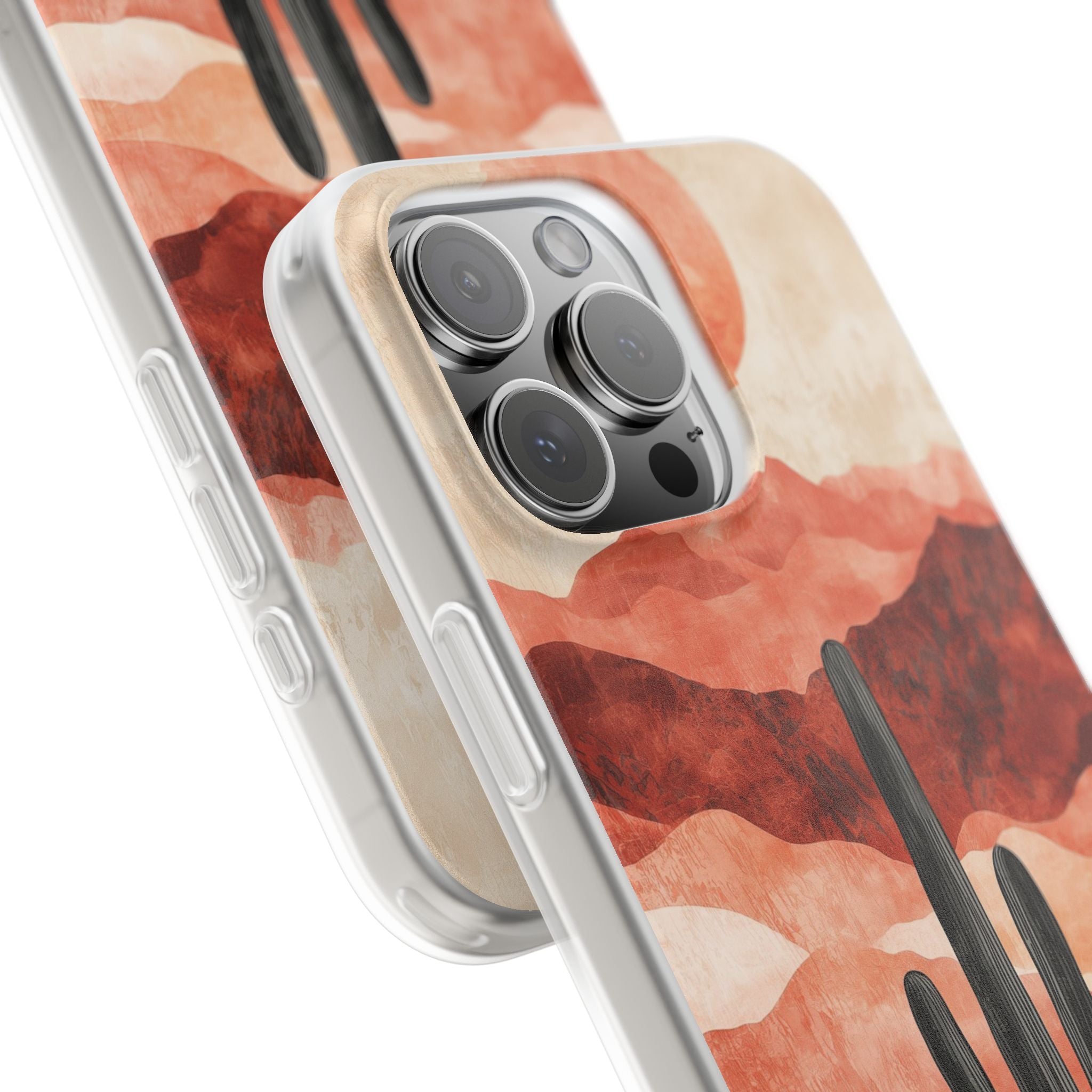 Terracotta Desert Sun · Soft Handyhülle für iPhone