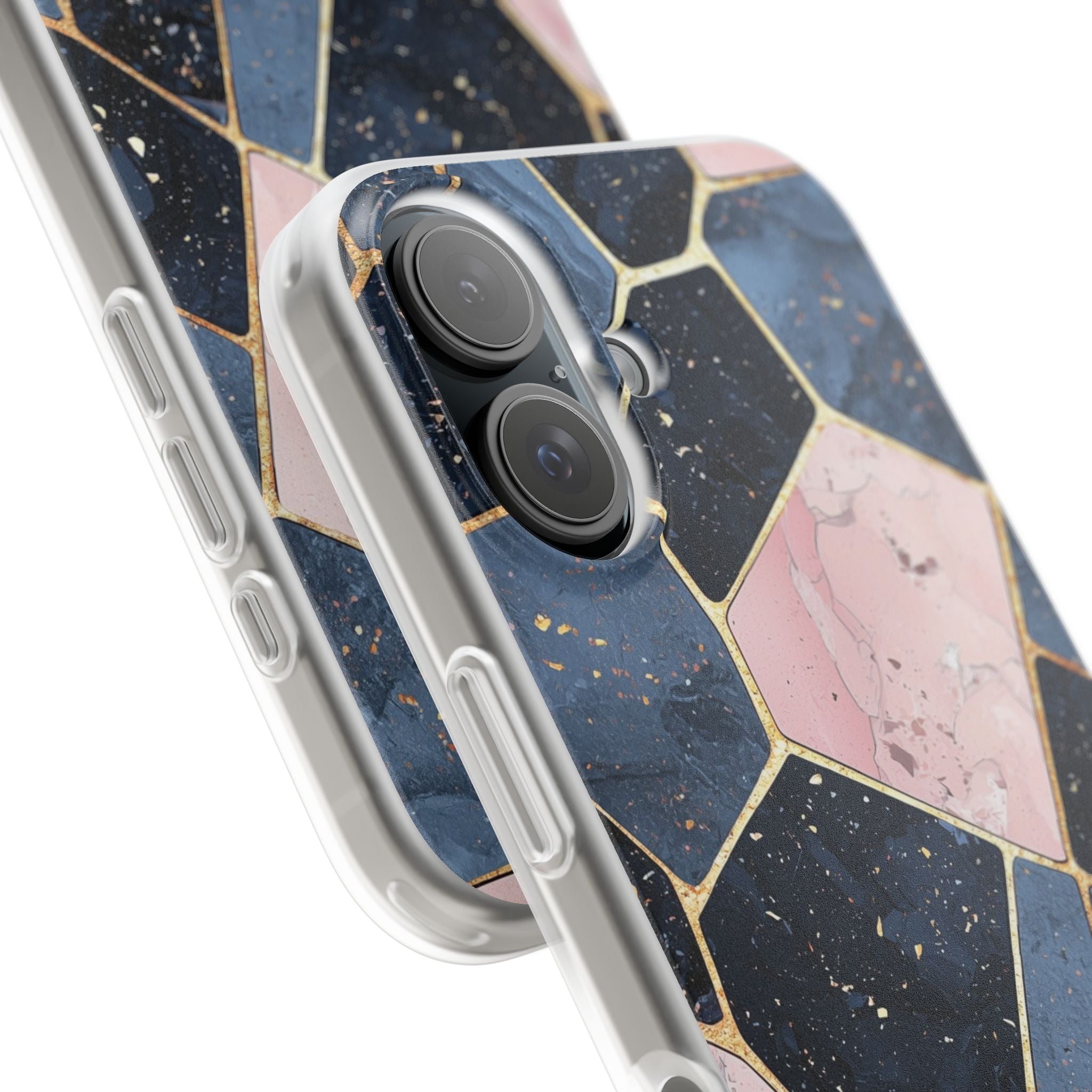 Golden Mosaic iPhone 16 Case - Soft - CASE•BOB