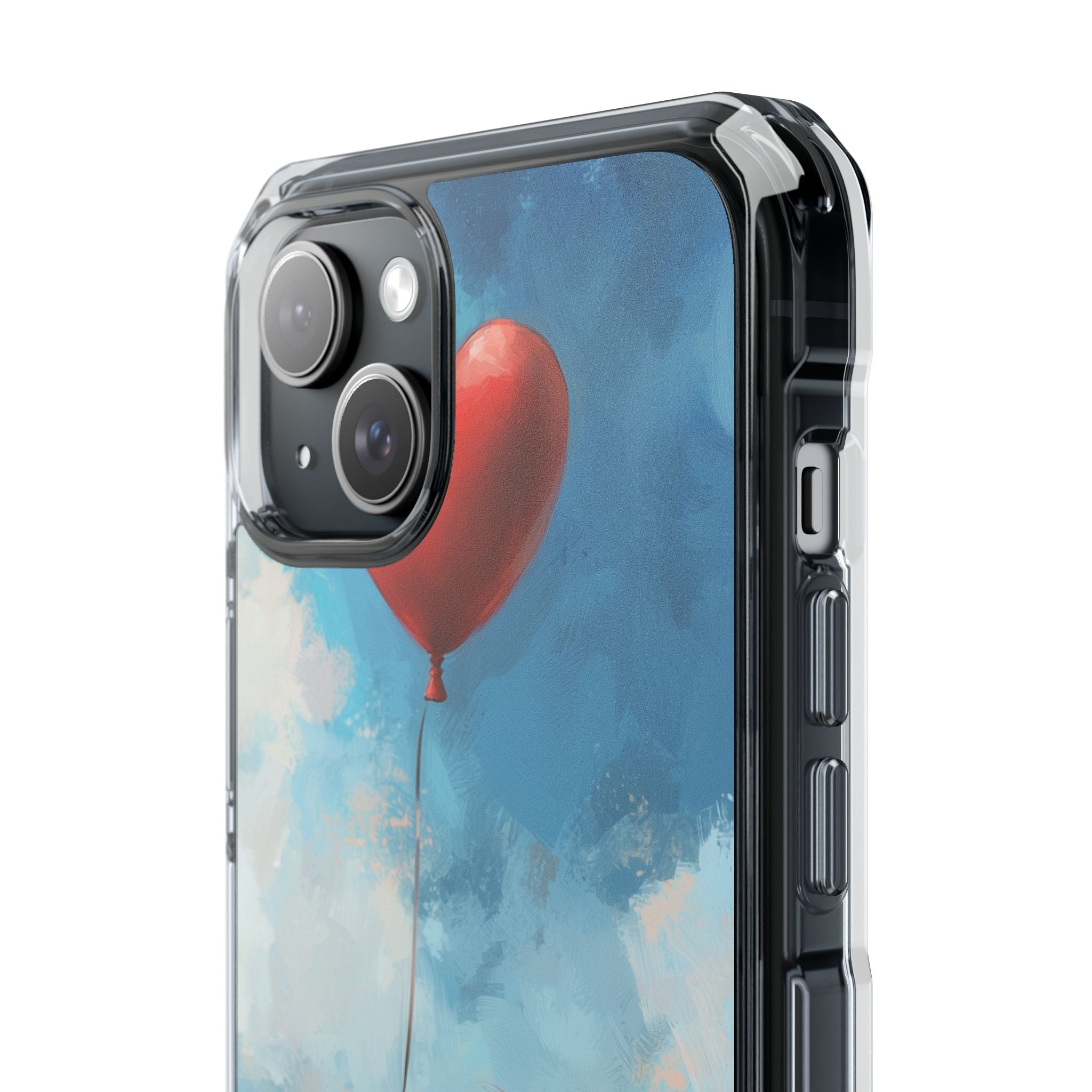Crimson Heart Sky · Impact Phone Case for iPhone · Magsafe