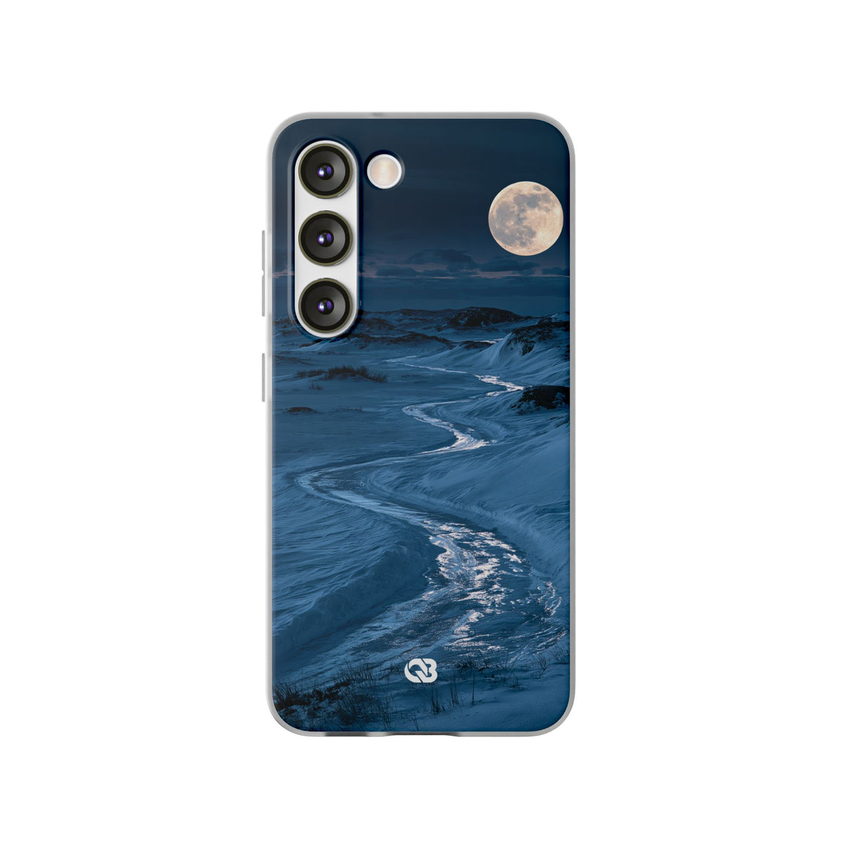 Arctic Moon Drift · Lite Phone Case for Samsung · Blue