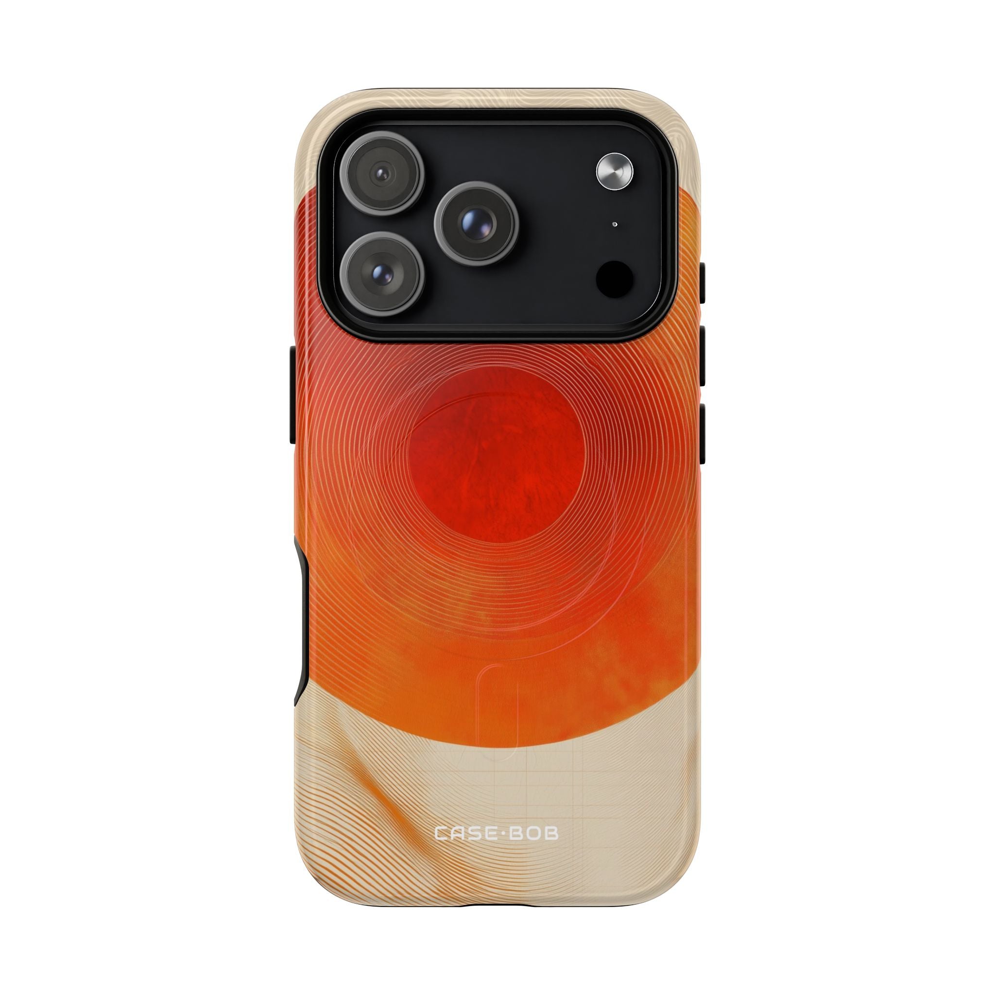 Sunburst Swirl iPhone 17 Pro Case - Tough+ - CASE•BOB