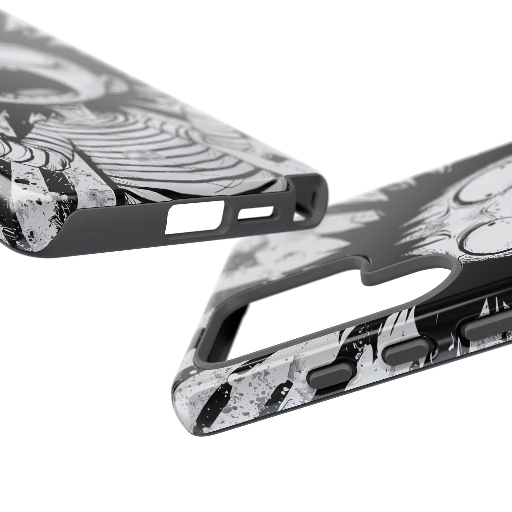 Chaotic Monochrome Scream · Tough Handyhülle für Samsung