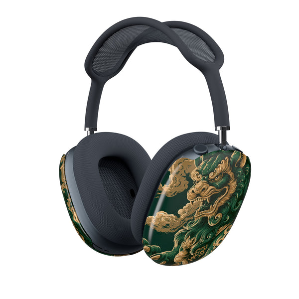 Imperial Guardian Lion · Hard Case for AirPods Max · Green