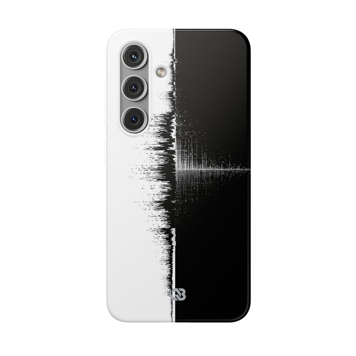 Black Lite Phone Case for Samsung - Static Signal Split