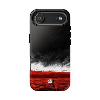 Crimson Horizon · Tough Phone Case for iPhone · Black