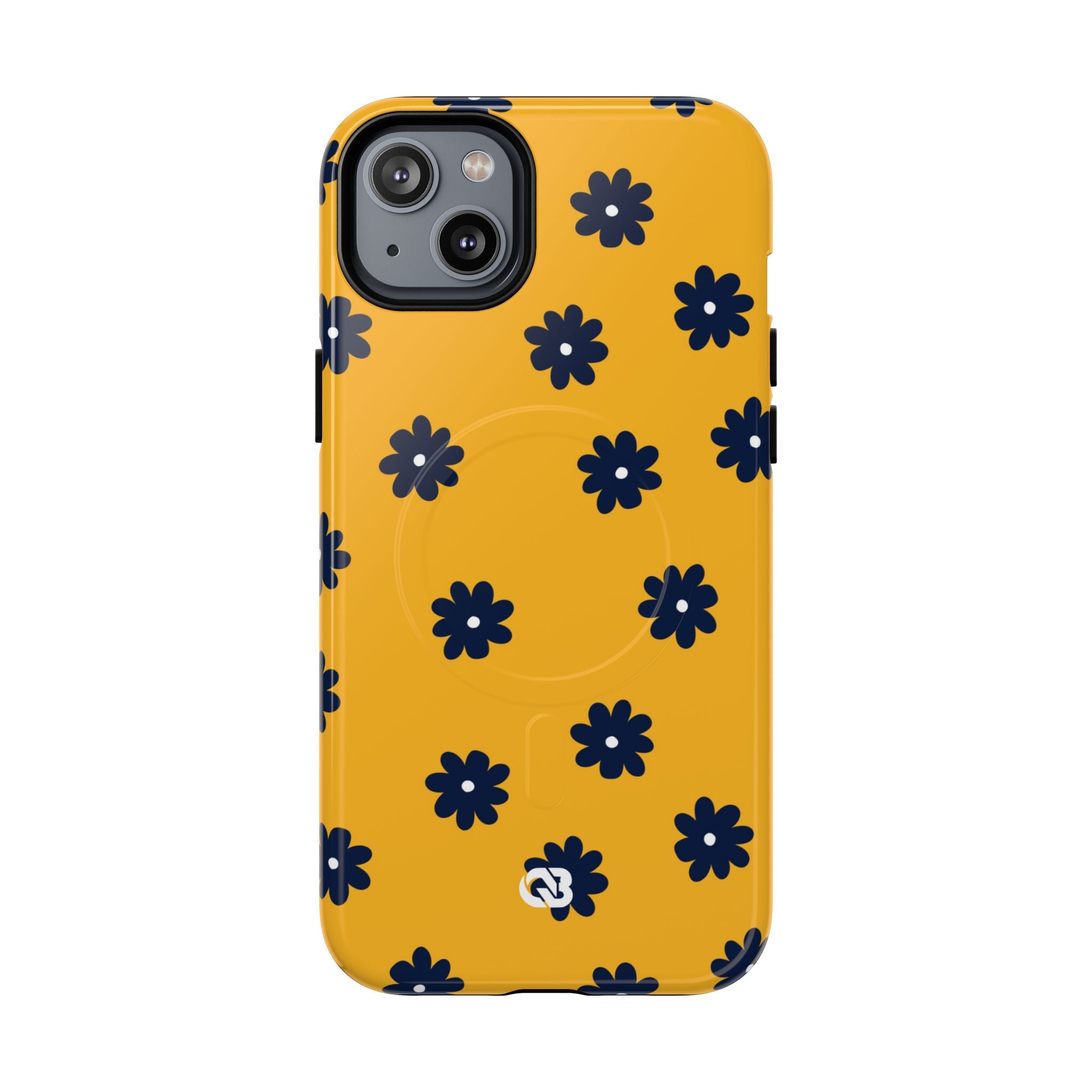 Navy Daisy Mustard · Tough+ Phone Case for iPhone · Magsafe