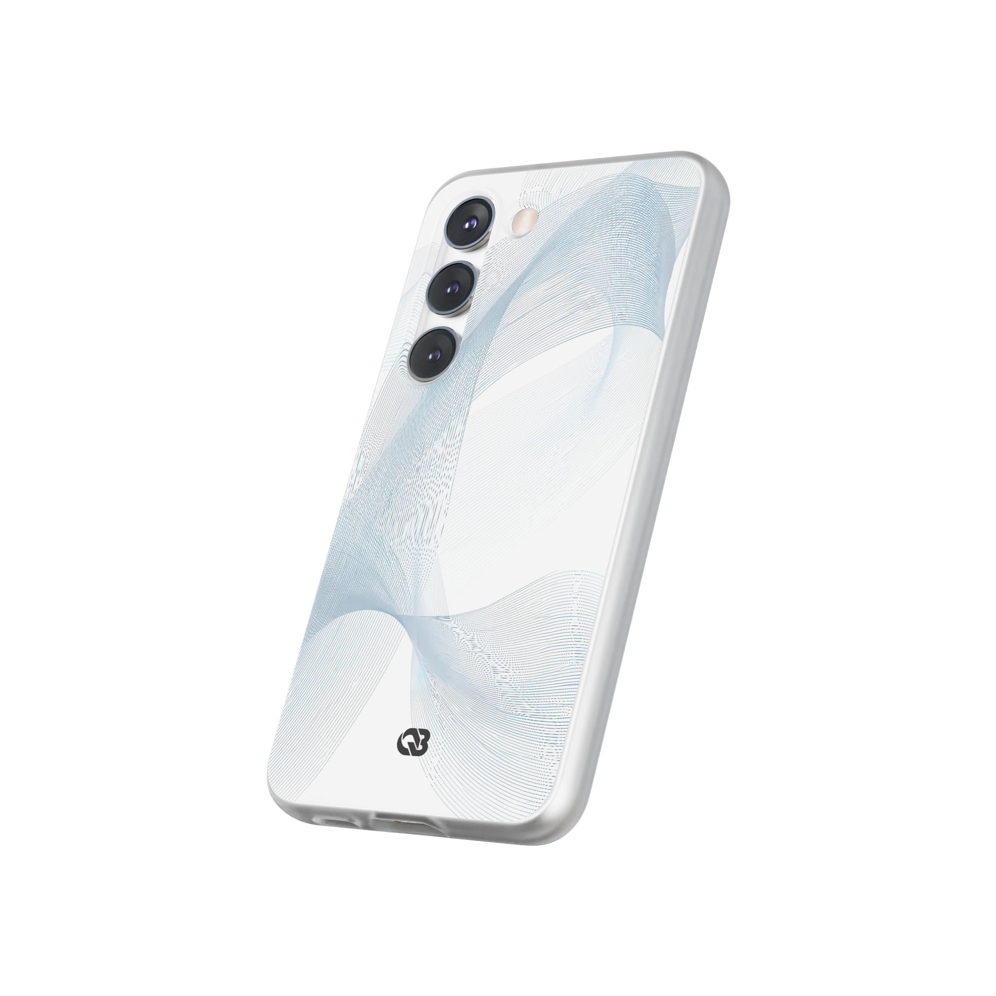White Lite Phone Case for Samsung - Arctic Line Current