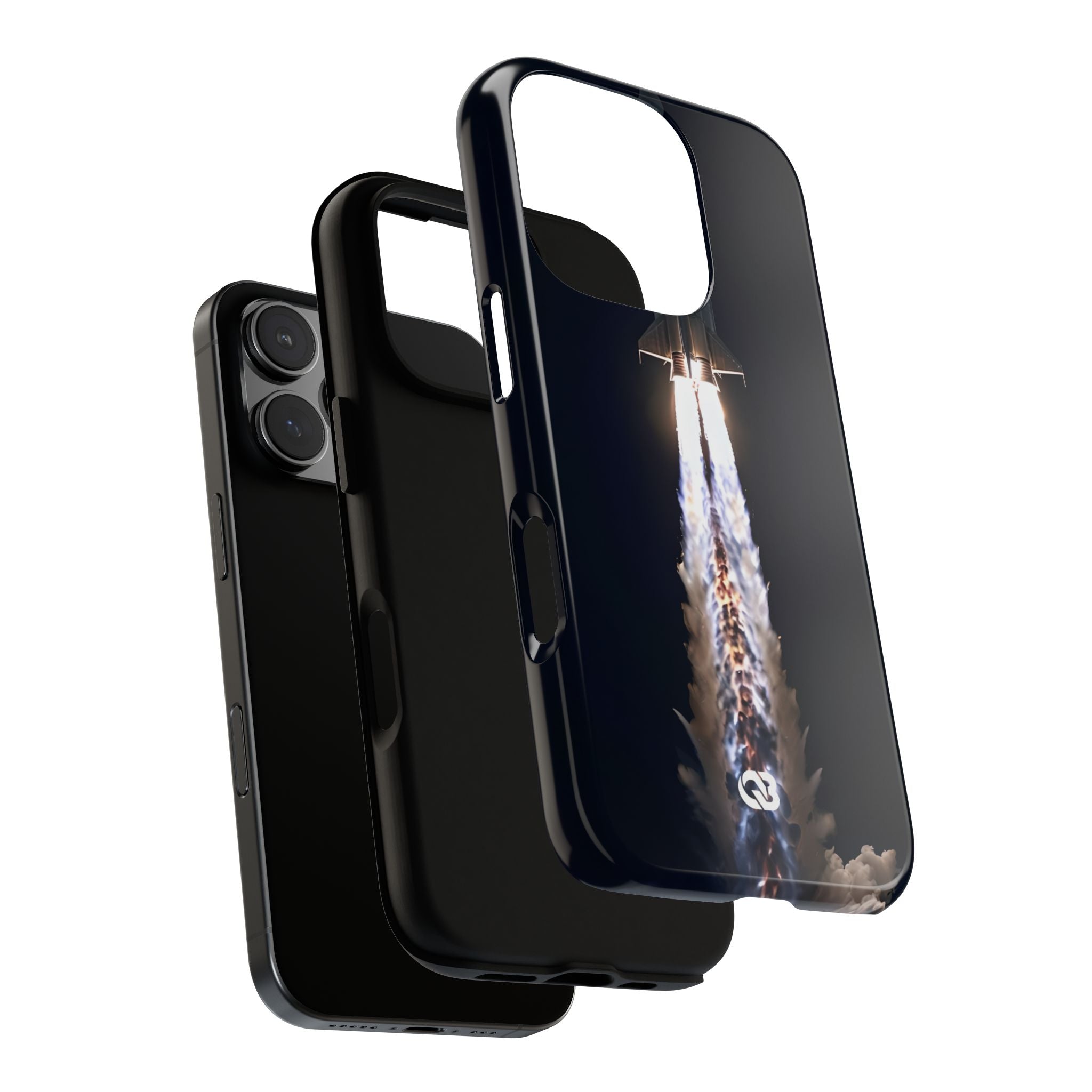Obsidian Rocket Ascent · Tough Phone Case for iPhone