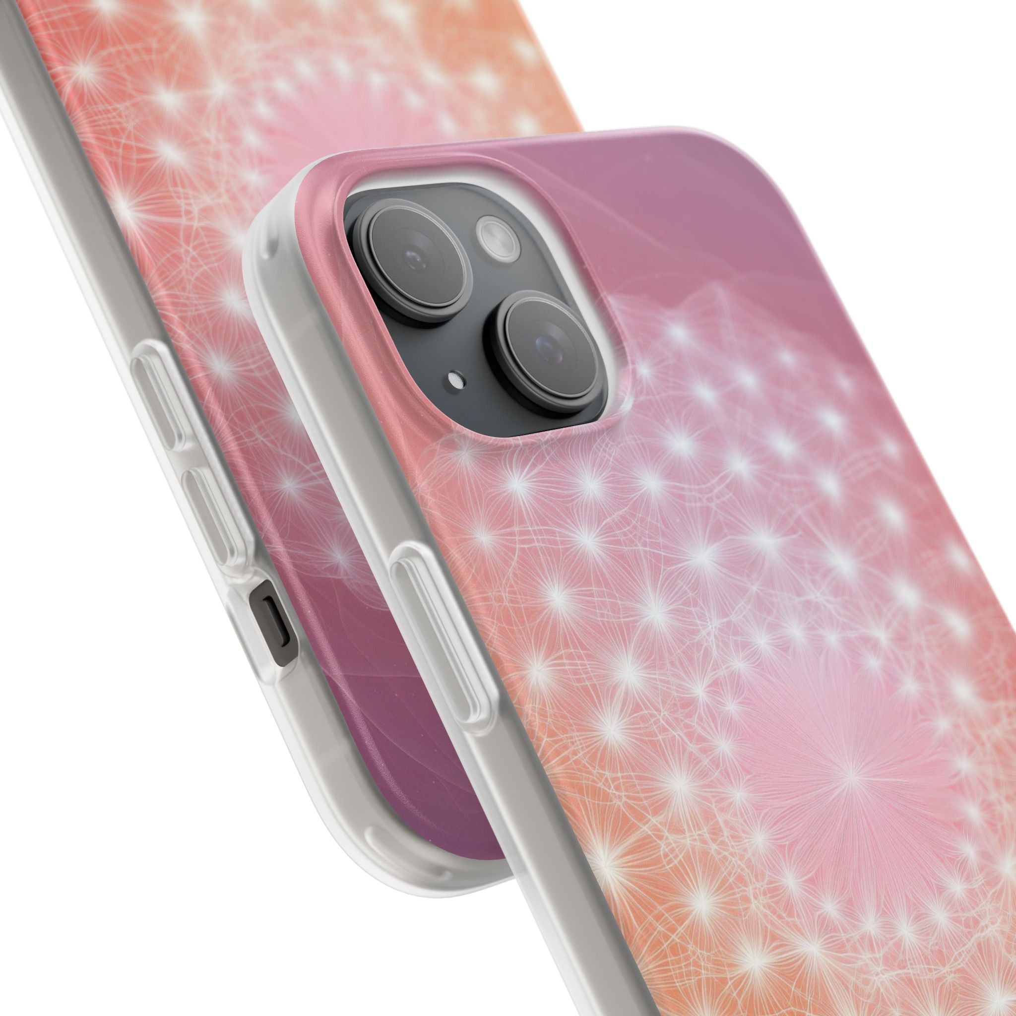 Radiant Stardust Mandala · Soft Phone Case for iPhone