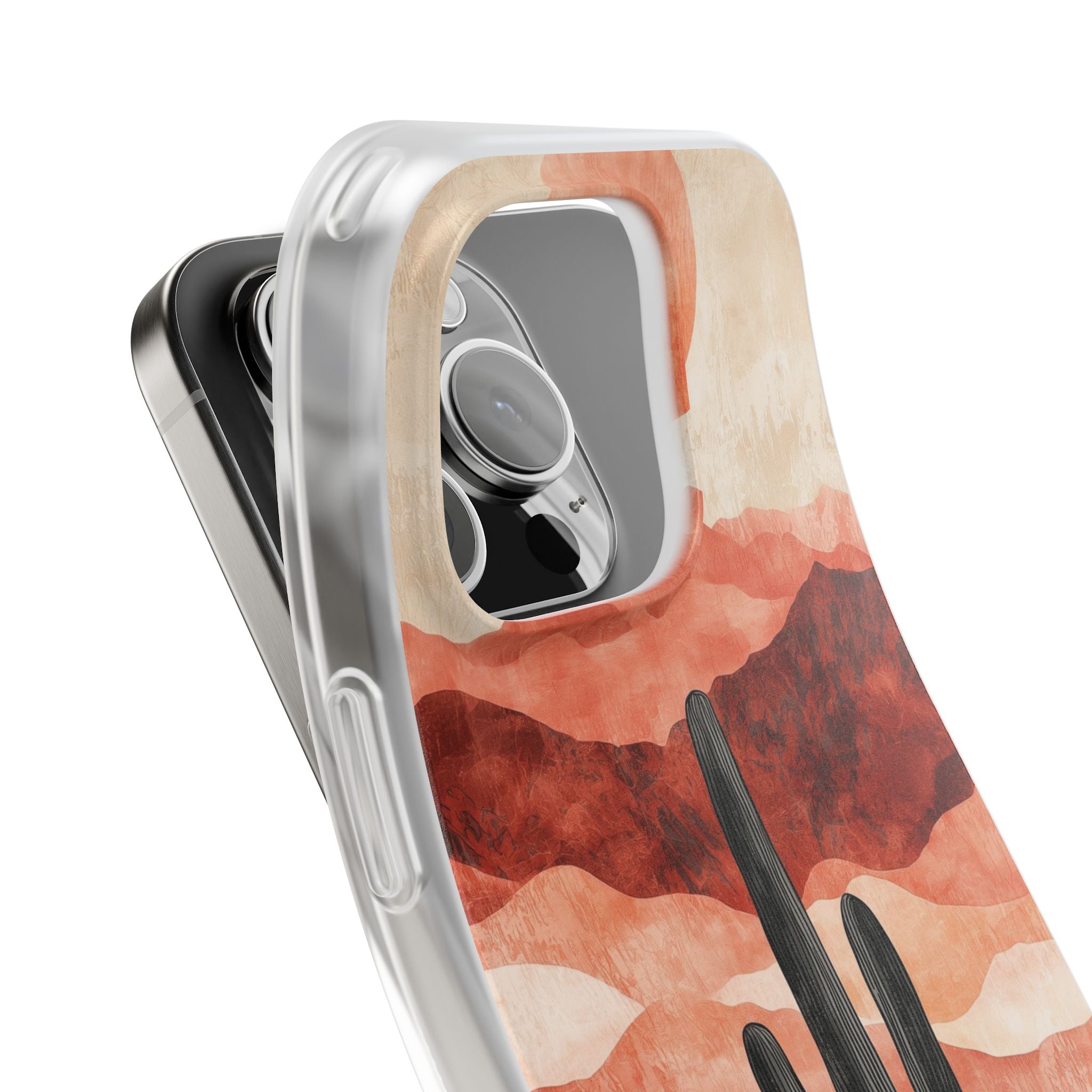 Terracotta Desert Sun · Soft Handyhülle für iPhone