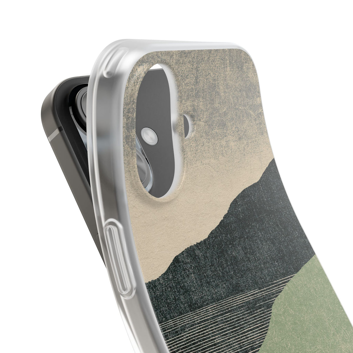 Green Lite Phone Case for iPhone - Moss Ridge Grain