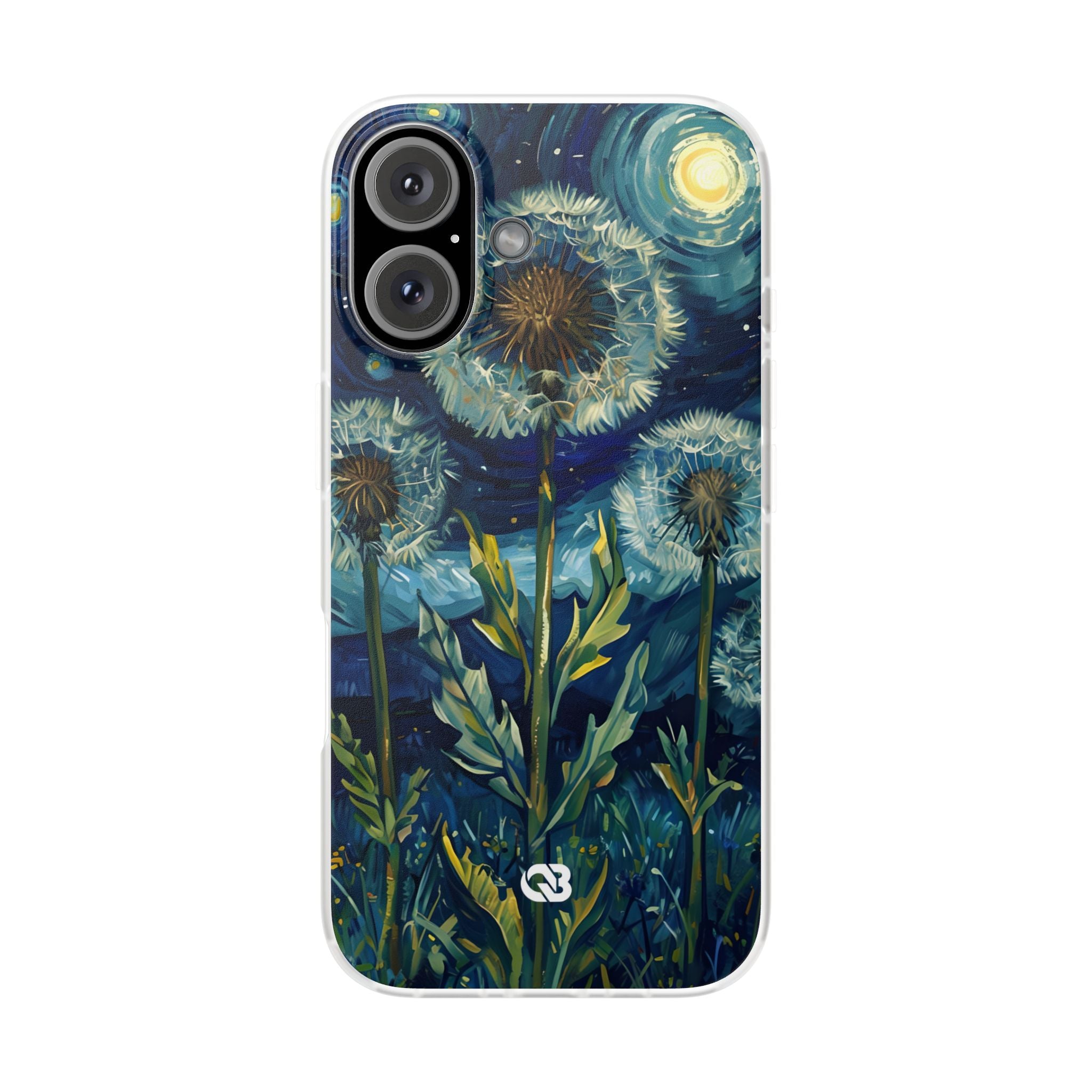 Starry Dandelion Swirl · Soft Phone Case for iPhone