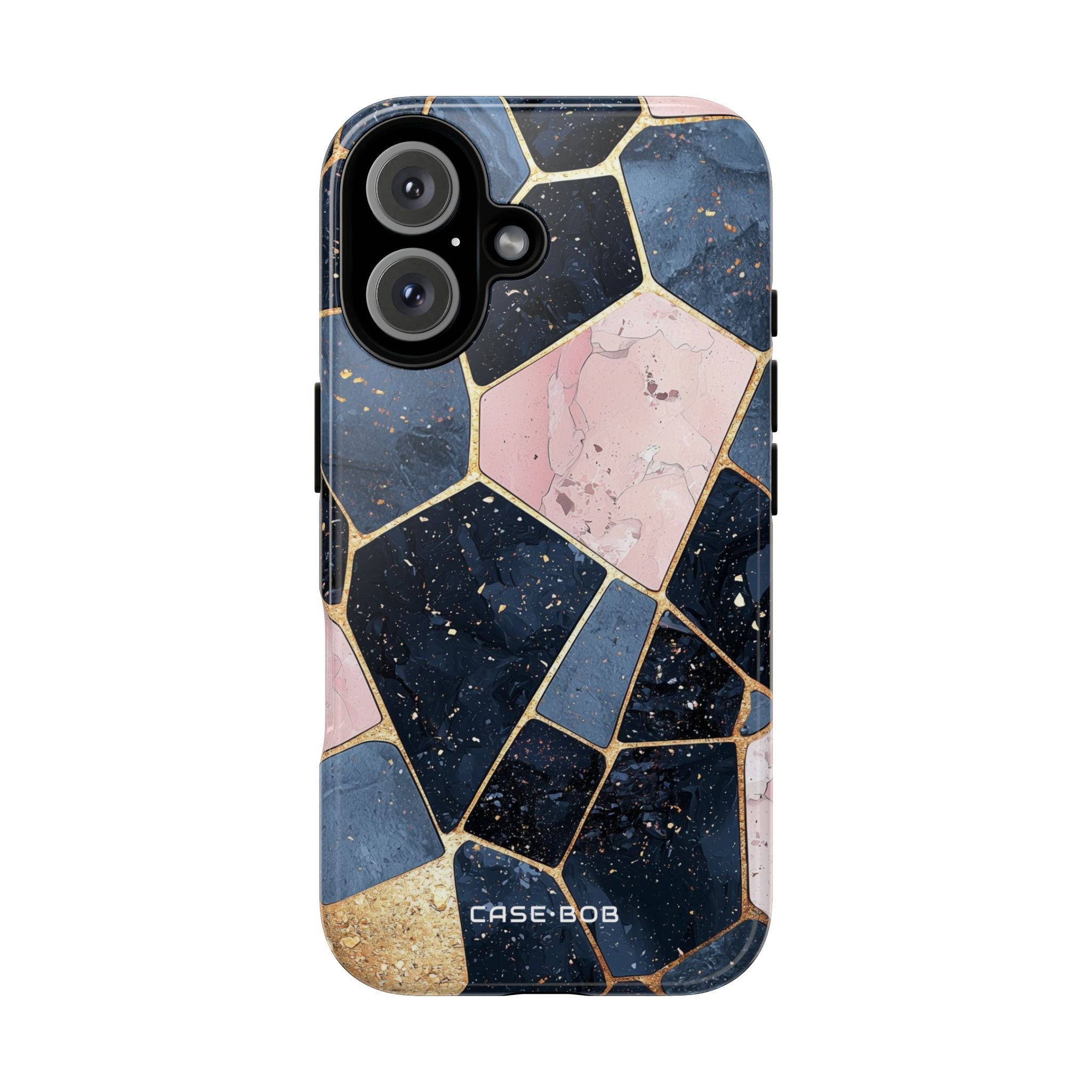 Golden Mosaic iPhone 16 Case - Tough - CASE•BOB