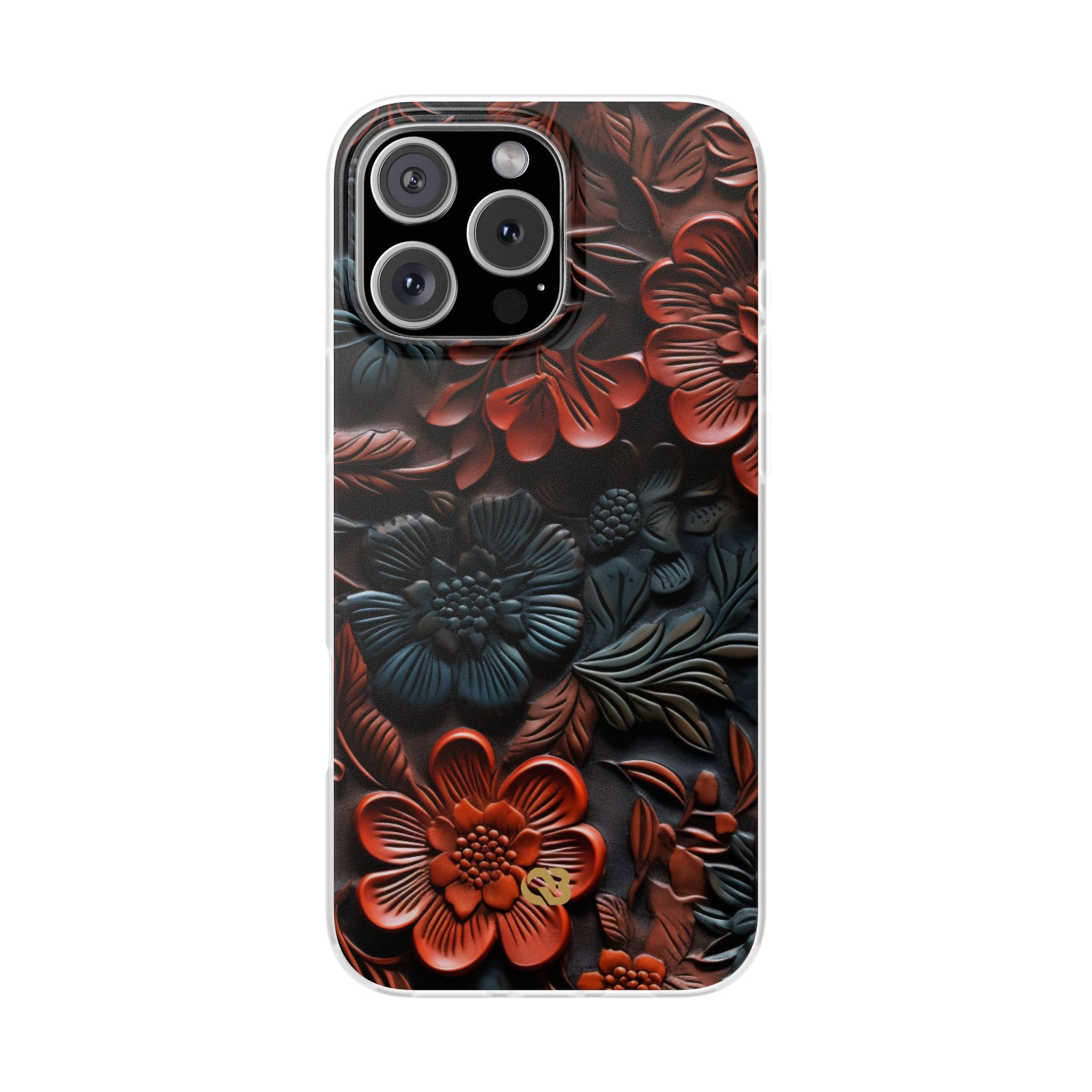 Carved Earth Bloom · Soft Phone Case for iPhone