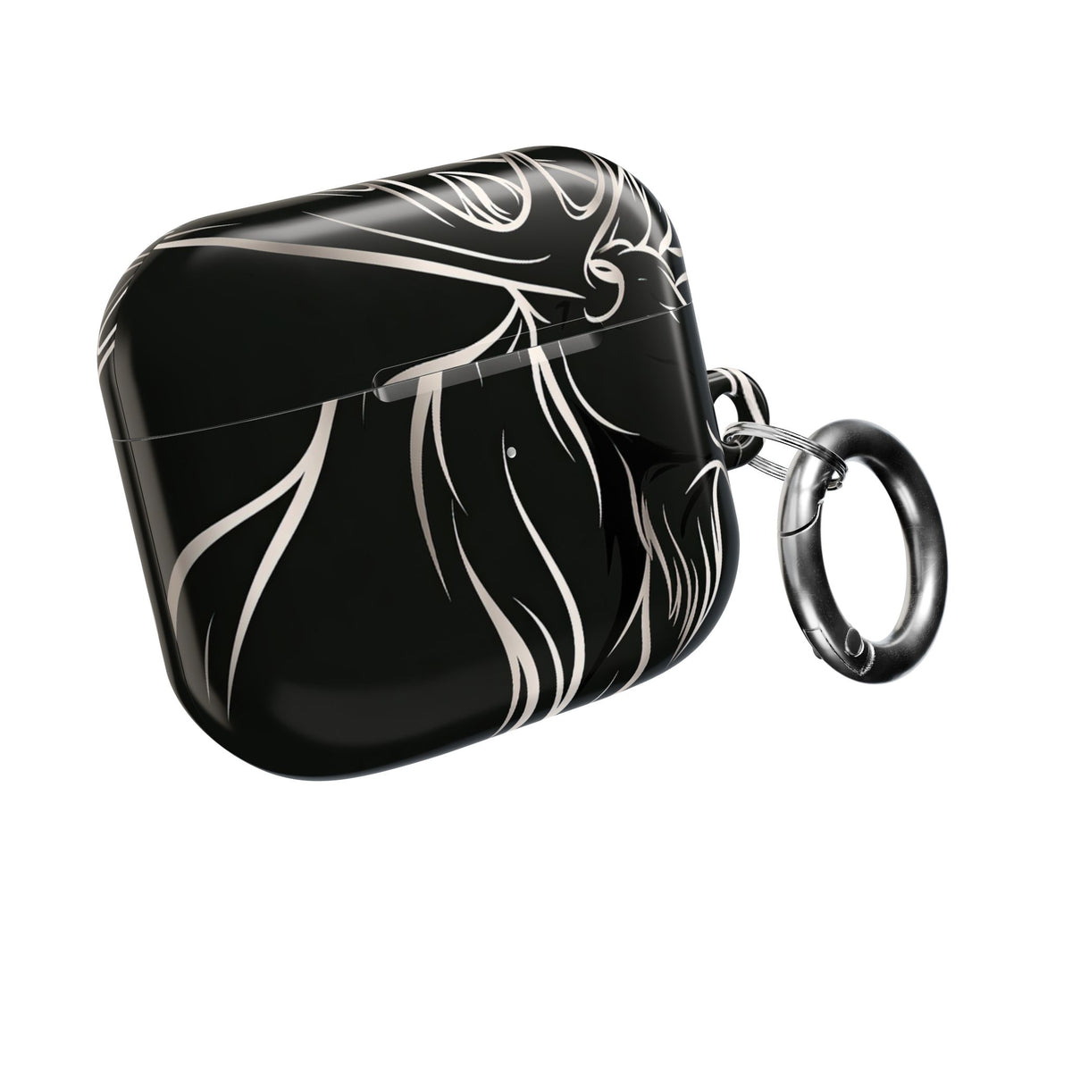 Nordic Moose Contour · Hard Case for AirPods & AirPods Pro · Black