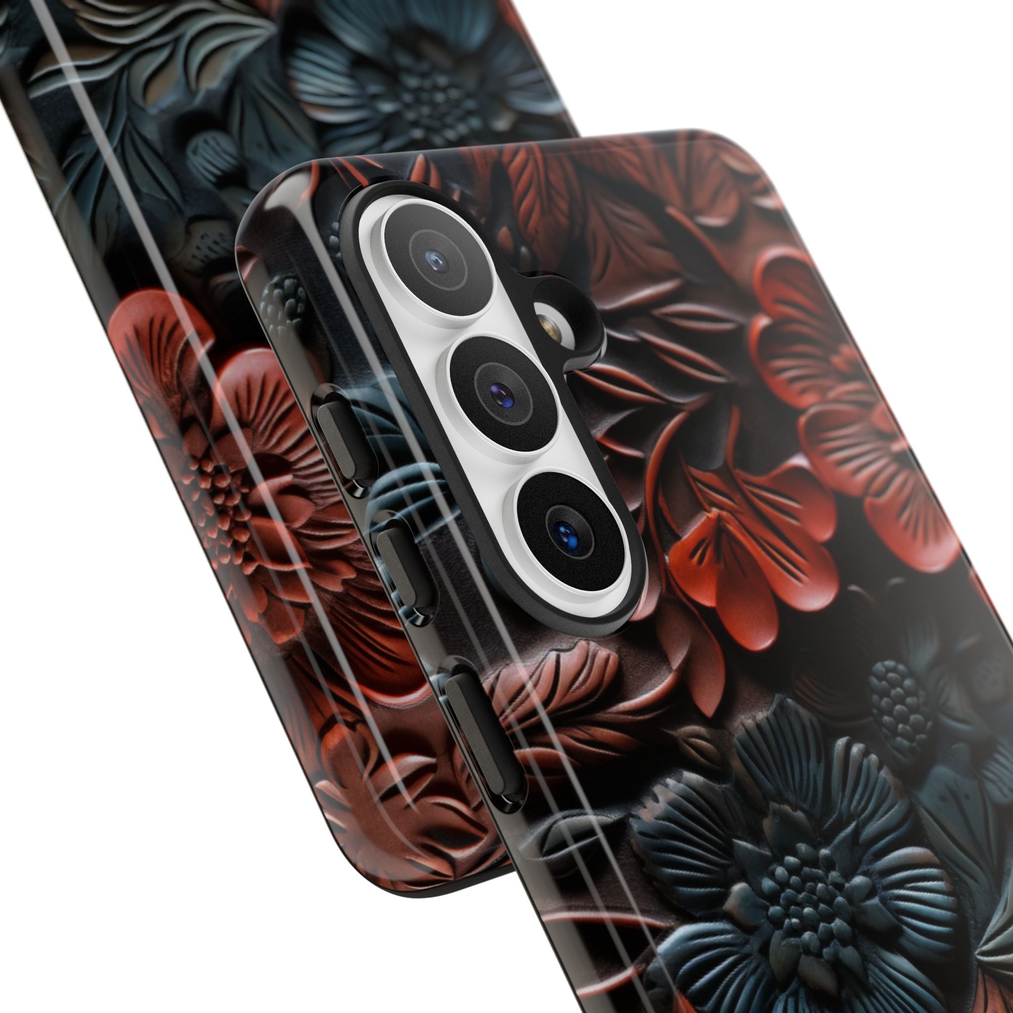 Carved Earth Bloom · Tough etui na telefon dla Samsung