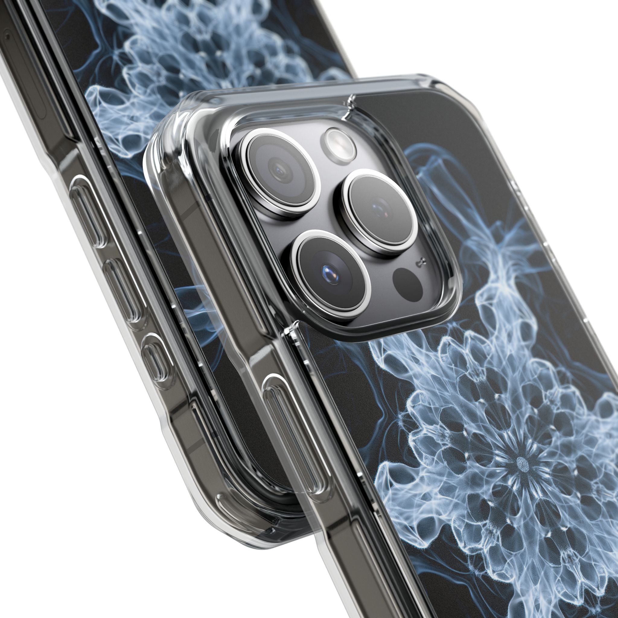 Blue Impact MagSafe Phone Case for iPhone - Glacial Smoke Crown