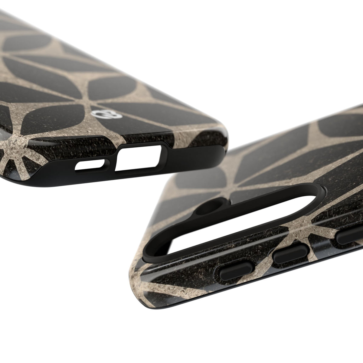 Concrete Mosaic Star · Tough Phone Case for Samsung · Black