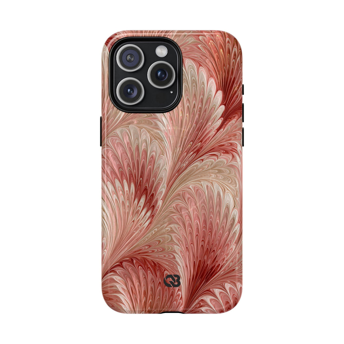 Blush Petal Plume · Tough 2.0 Magnetic Phone Case for iPhone · Pink