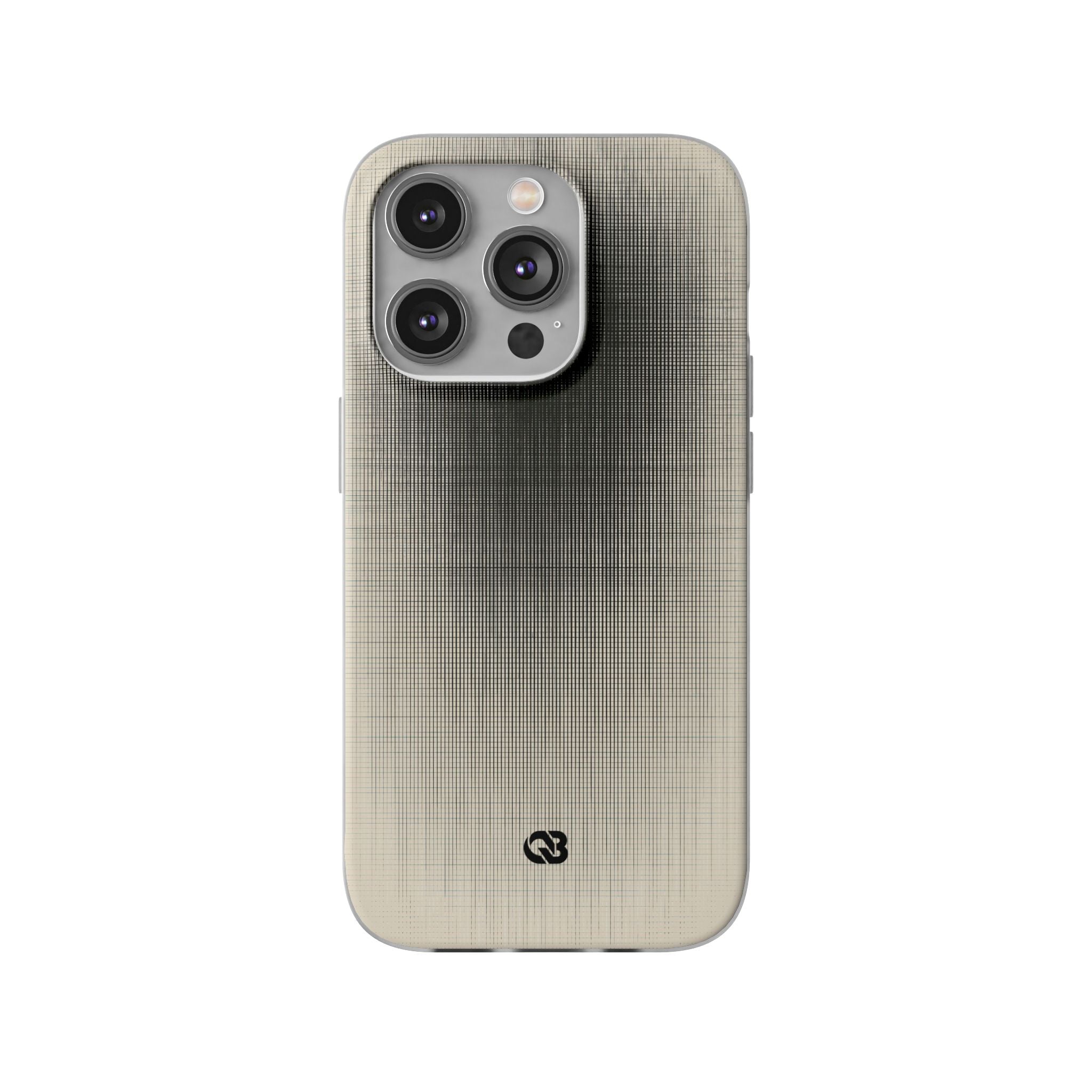 Beige Lite Phone Case for iPhone - Carbon Screen Grid