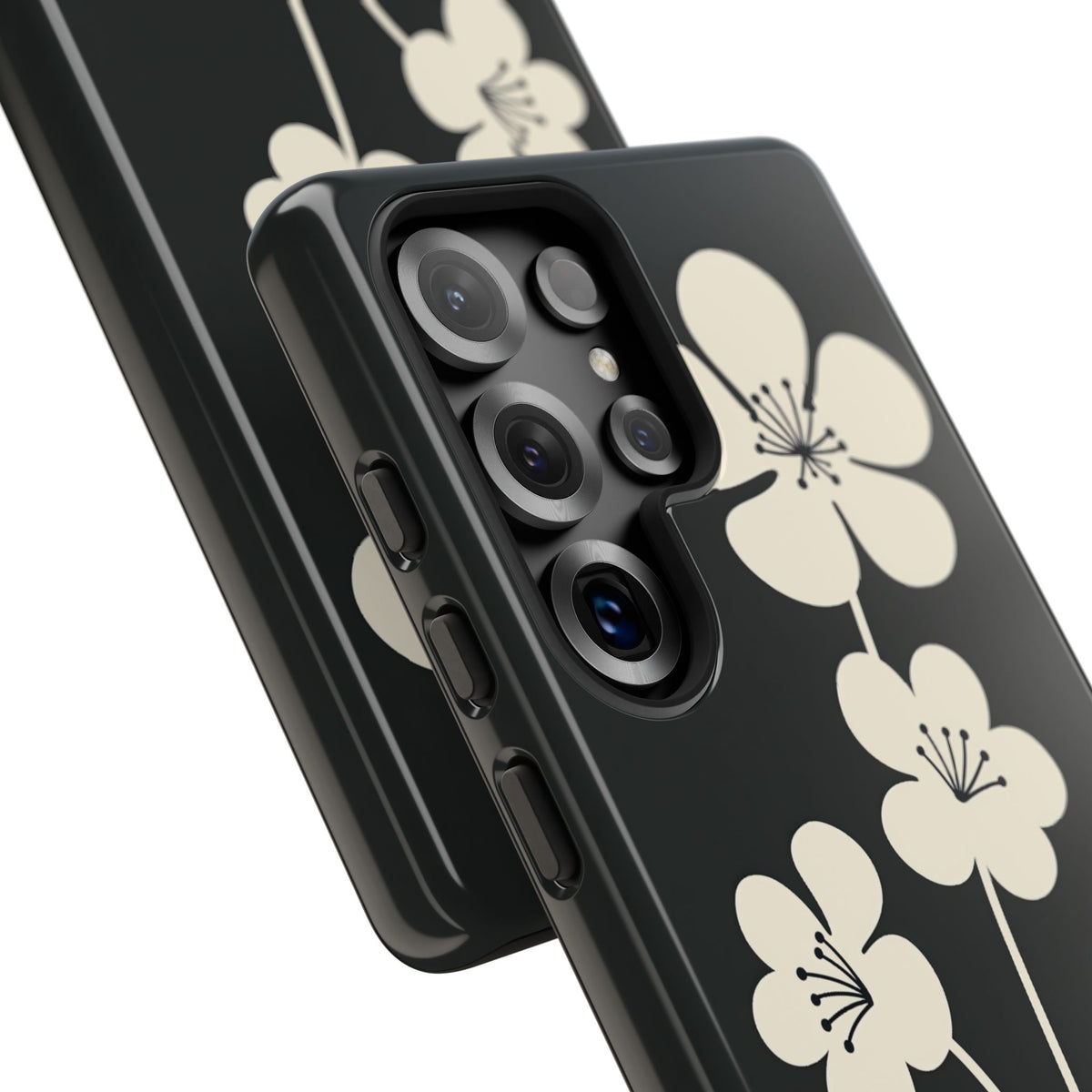 Nordic Blossom · Tough Phone Case for Samsung · Black