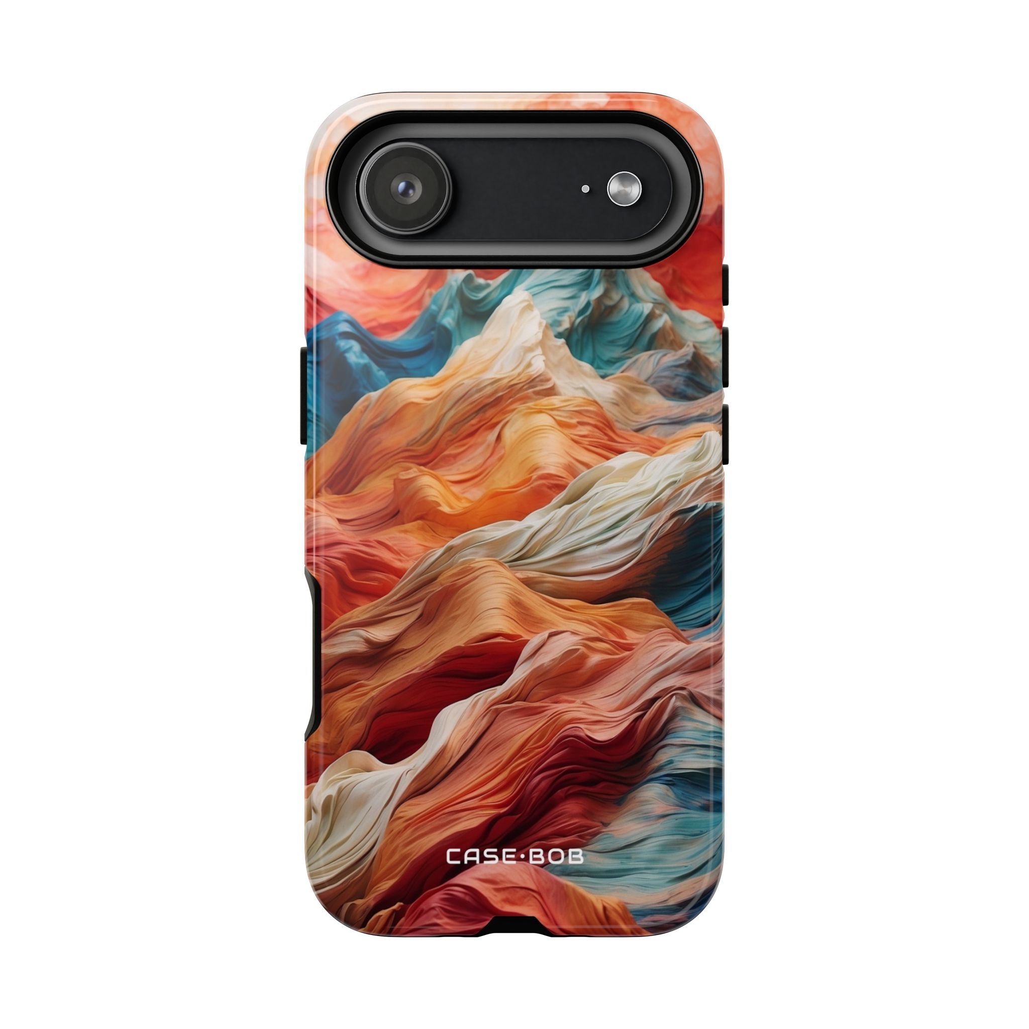 Fabric Peaks Cream iPhone 17 Air Case - Tough - CASE•BOB