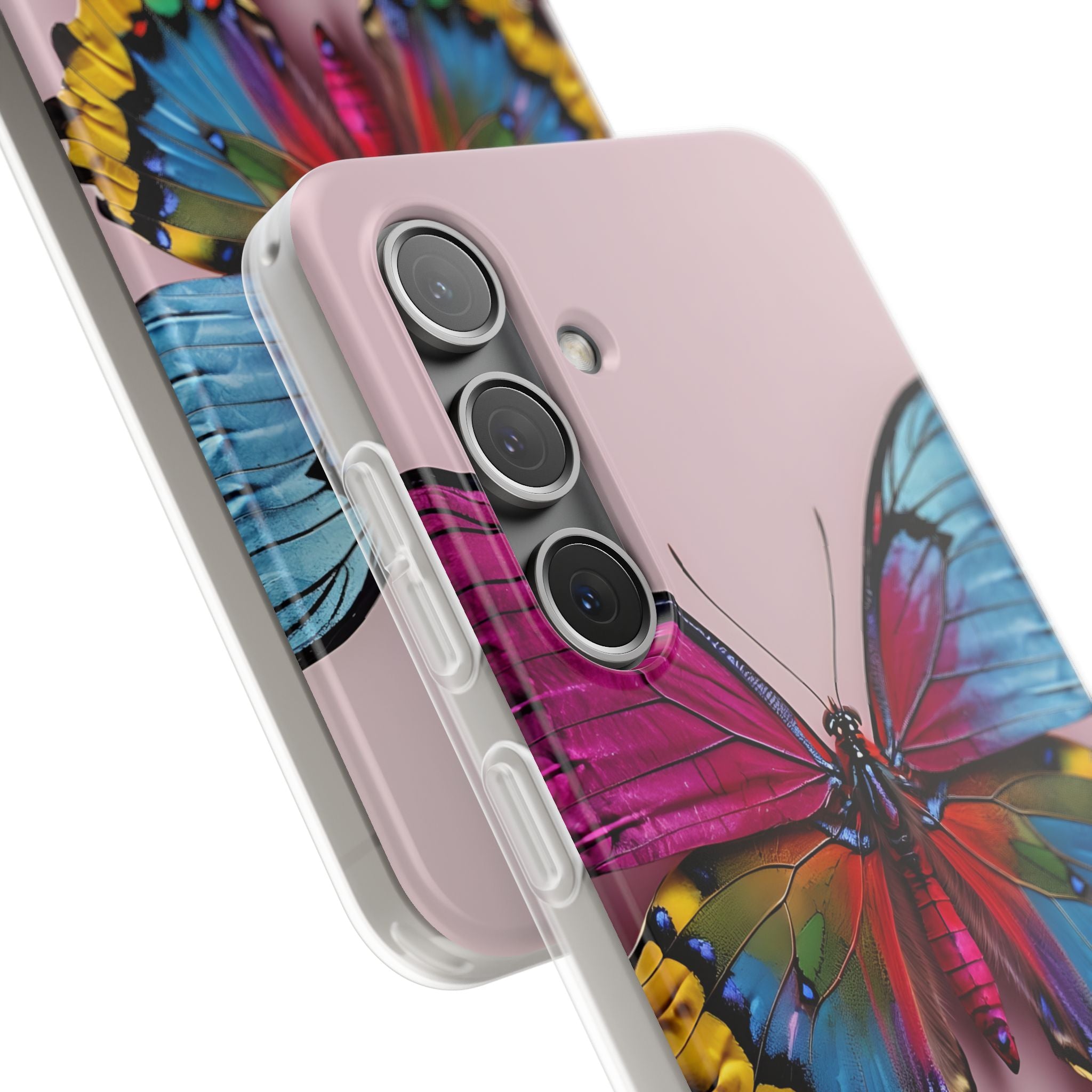 Vivid Butterfly Samsung S24 Case - Soft