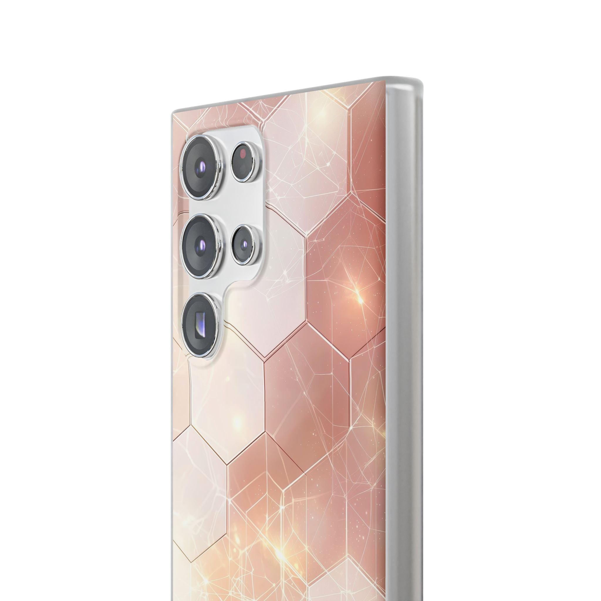 Honeycomb Glow Samsung S23 Ultra Case - Soft