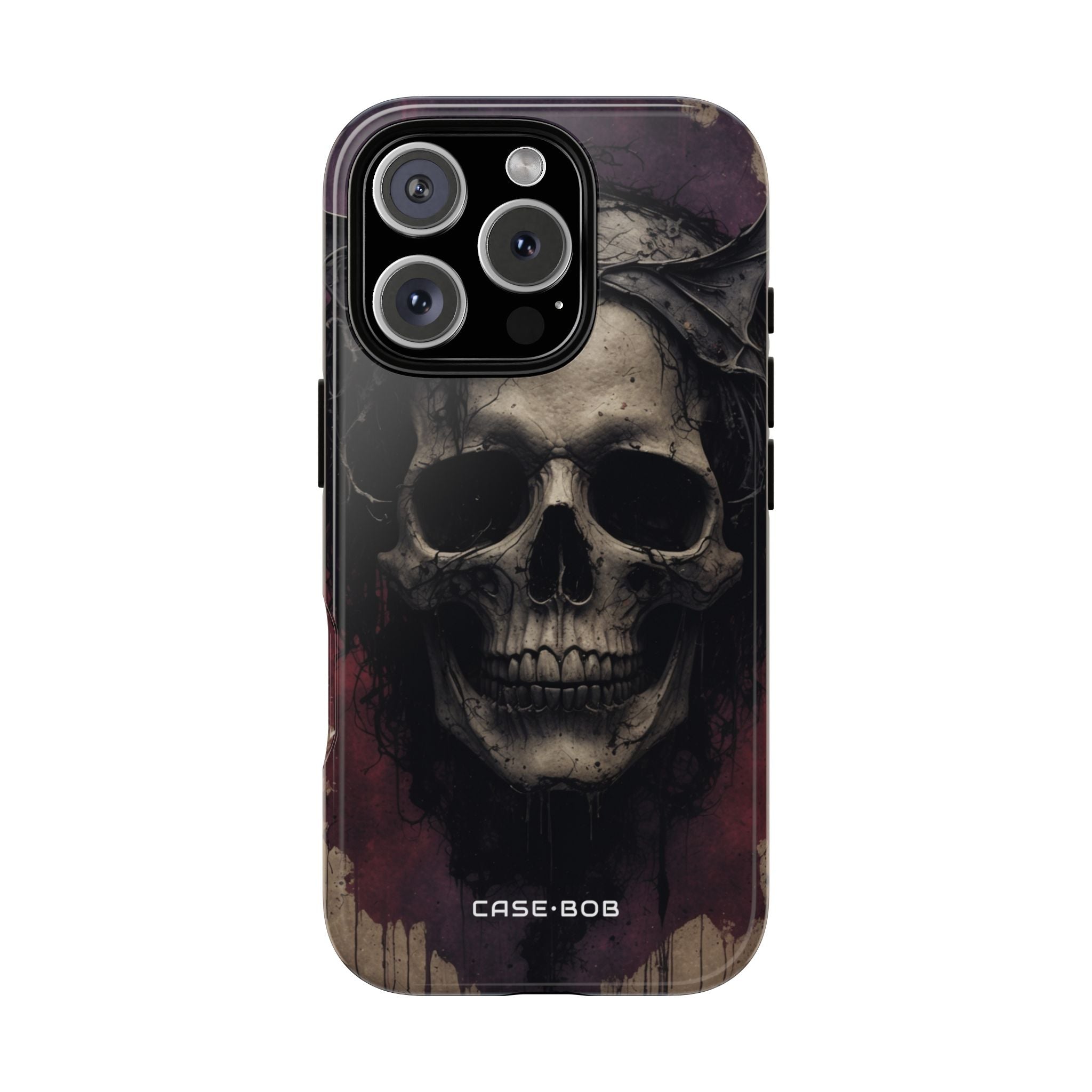 Skull Nocturne iPhone 16 Pro Case - Tough