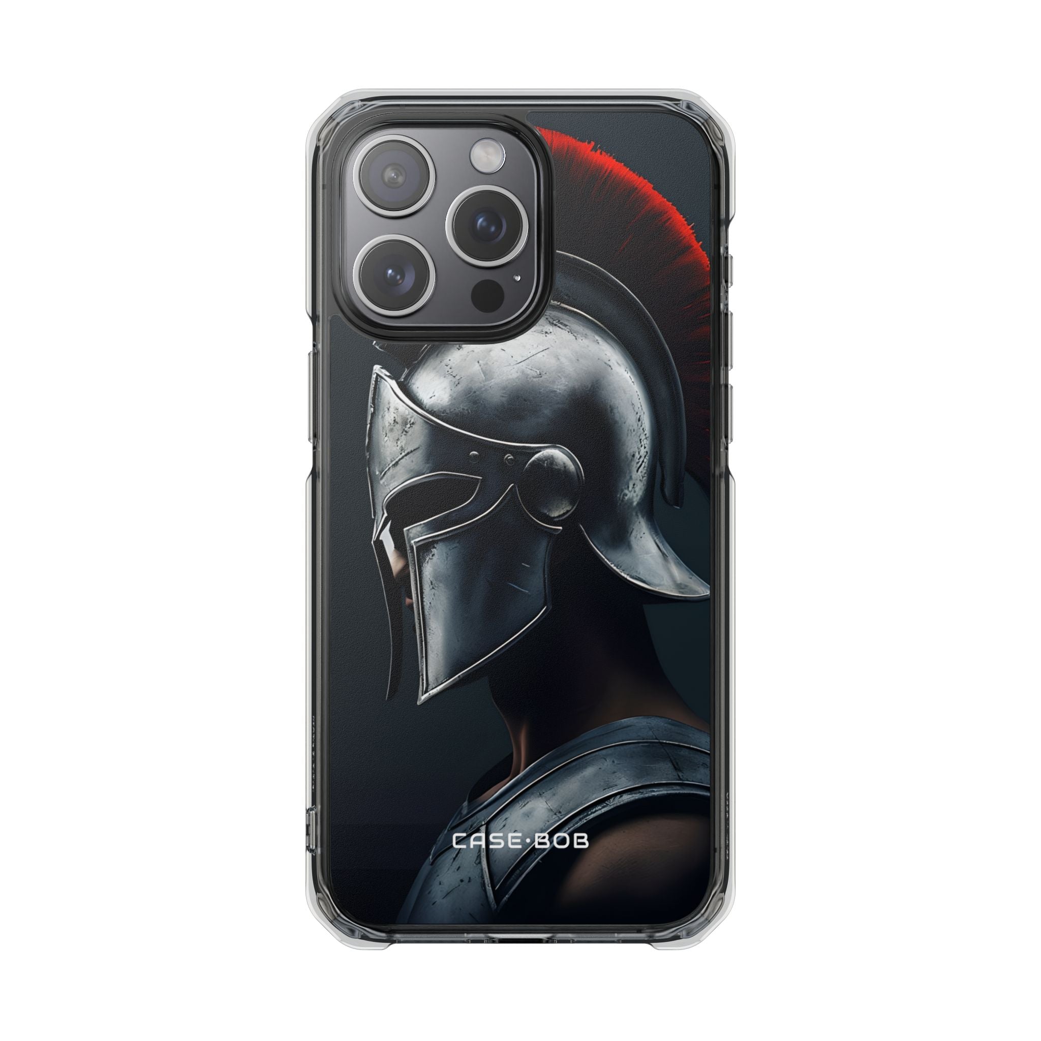 Silver Centurion iPhone 15 Pro Max Case - Impact