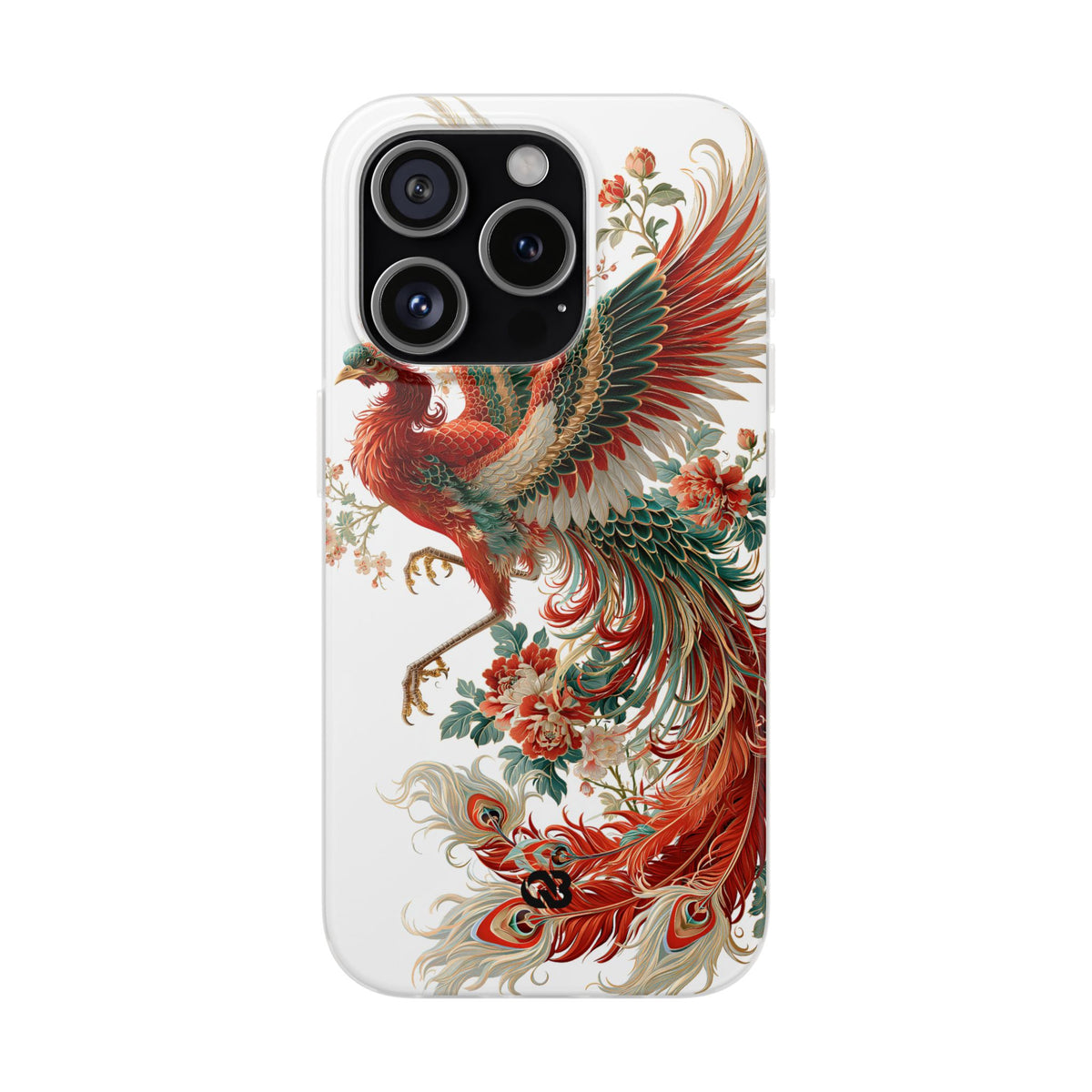 Vermilion Imperial Phoenix · Lite Phone Case for iPhone · Red