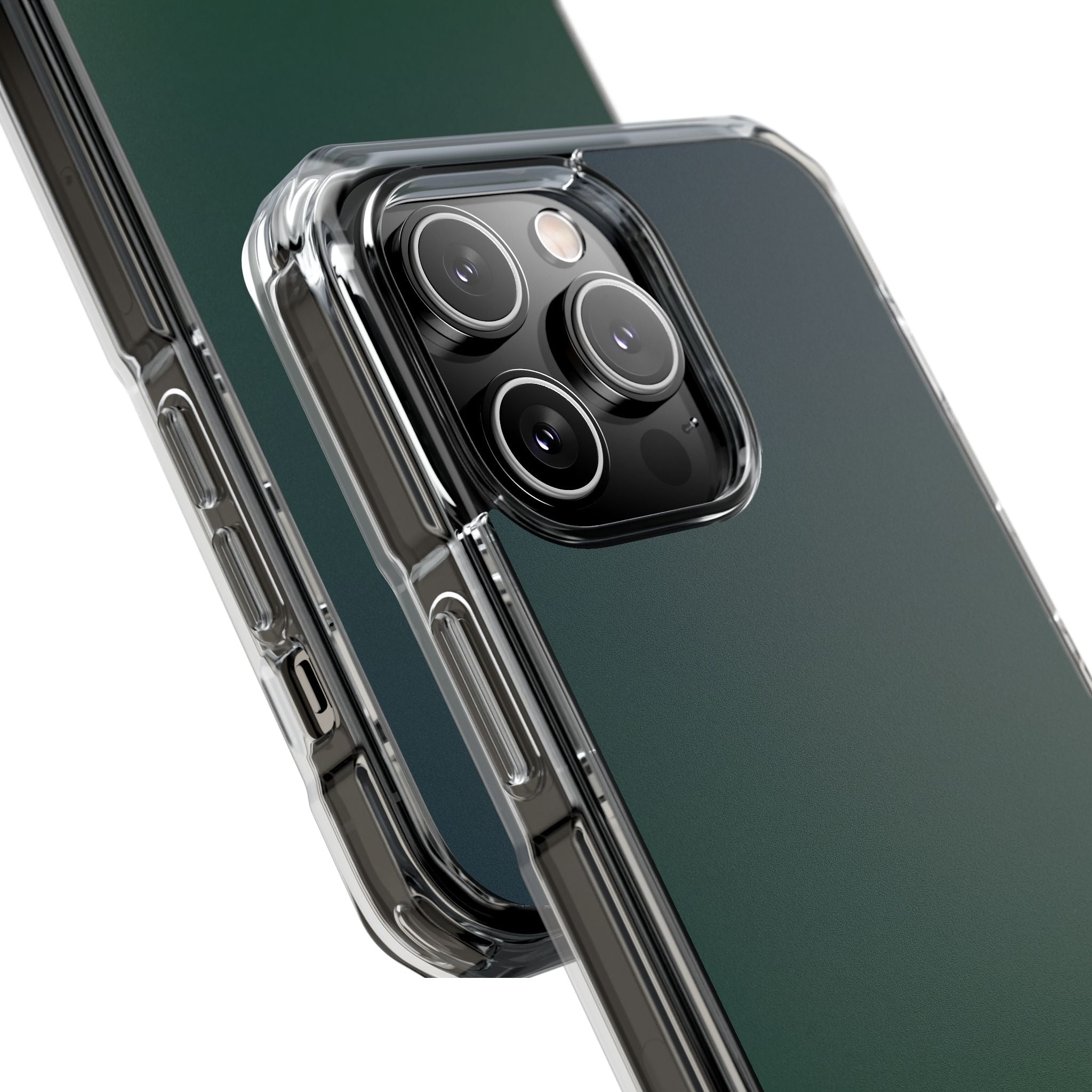 Green Impact MagSafe Phone Case for iPhone - Midnight Pine Horizon