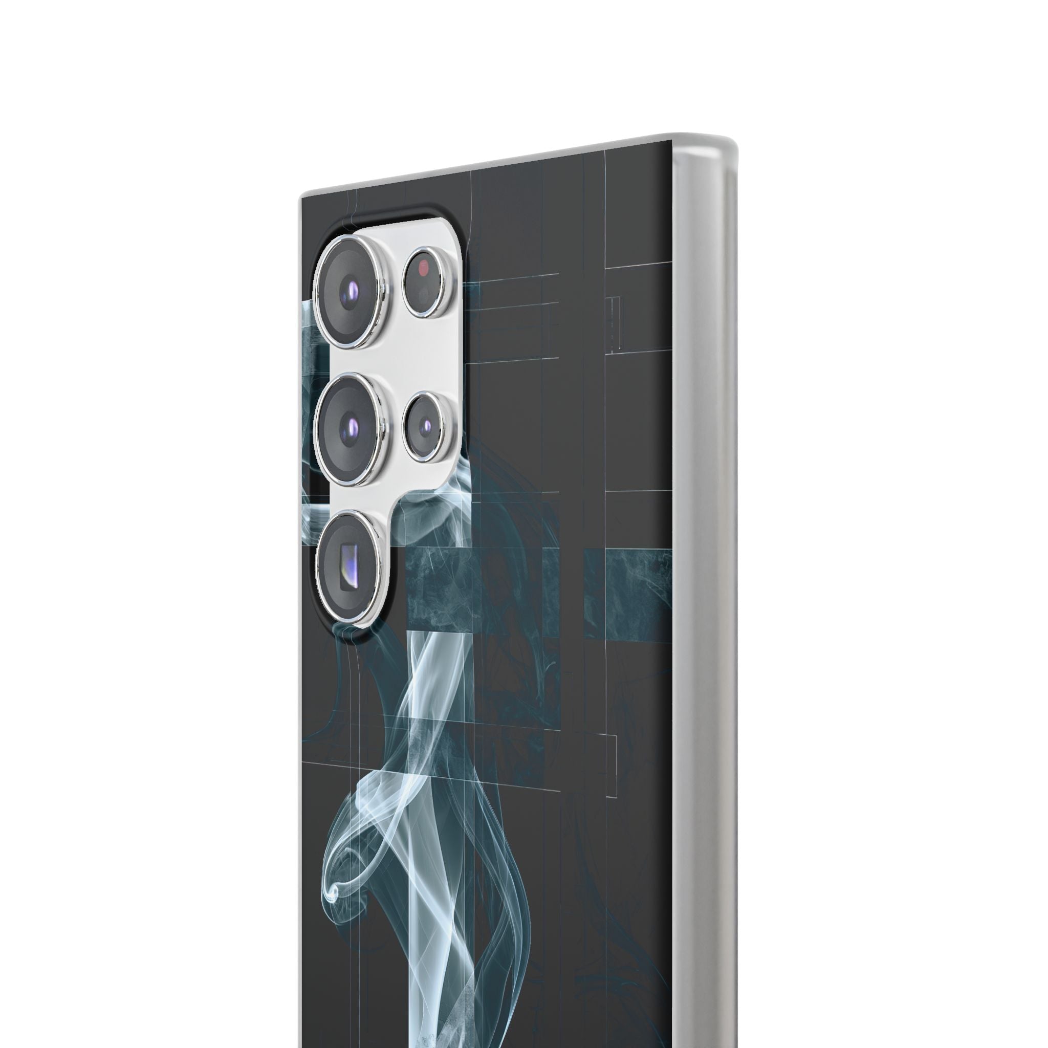 Black Lite Phone Case for Samsung - Arctic Vapor Grid