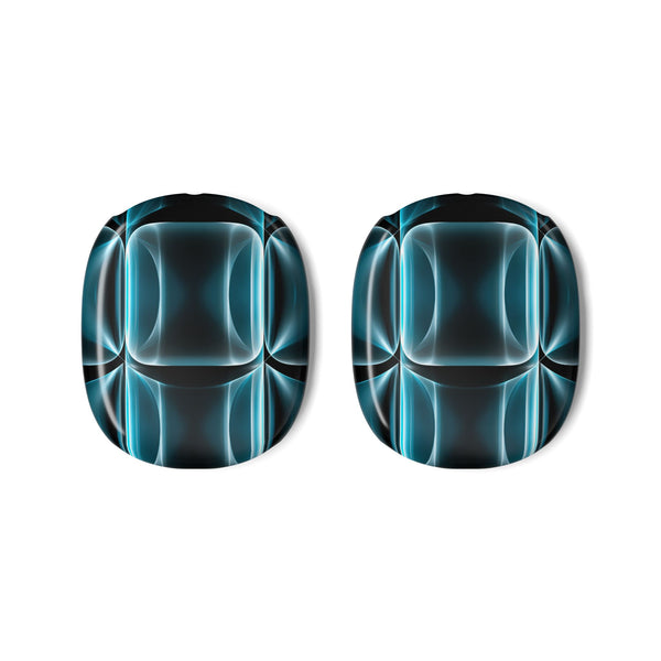 Translucent Cyber Grid · Hard Case for AirPods Max · Teal