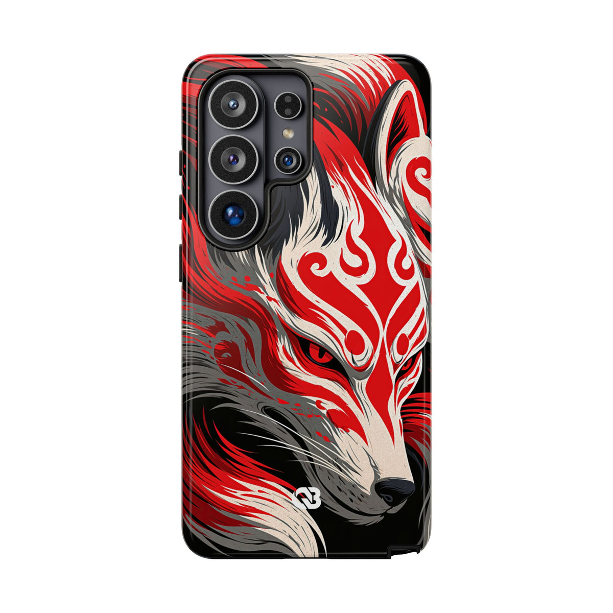 Crimson Kitsune Spirit · Tough Phone Case for Samsung · Red